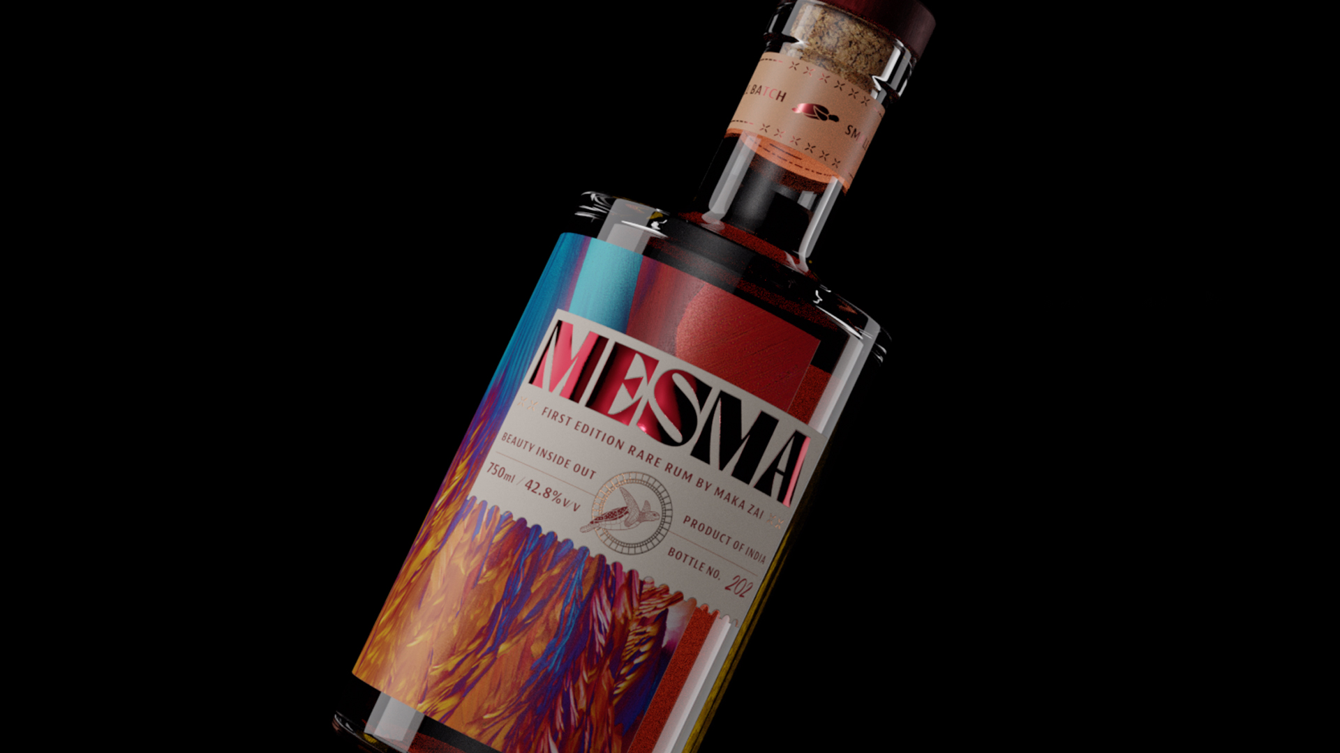 Mesma Limited Edsiton Rum Designed by Popping Mustard