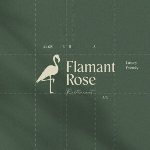 Le Flamant Rose Restaurant Branding by Oussama El Akel