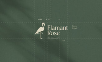 Le Flamant Rose Restaurant Branding by Oussama El Akel