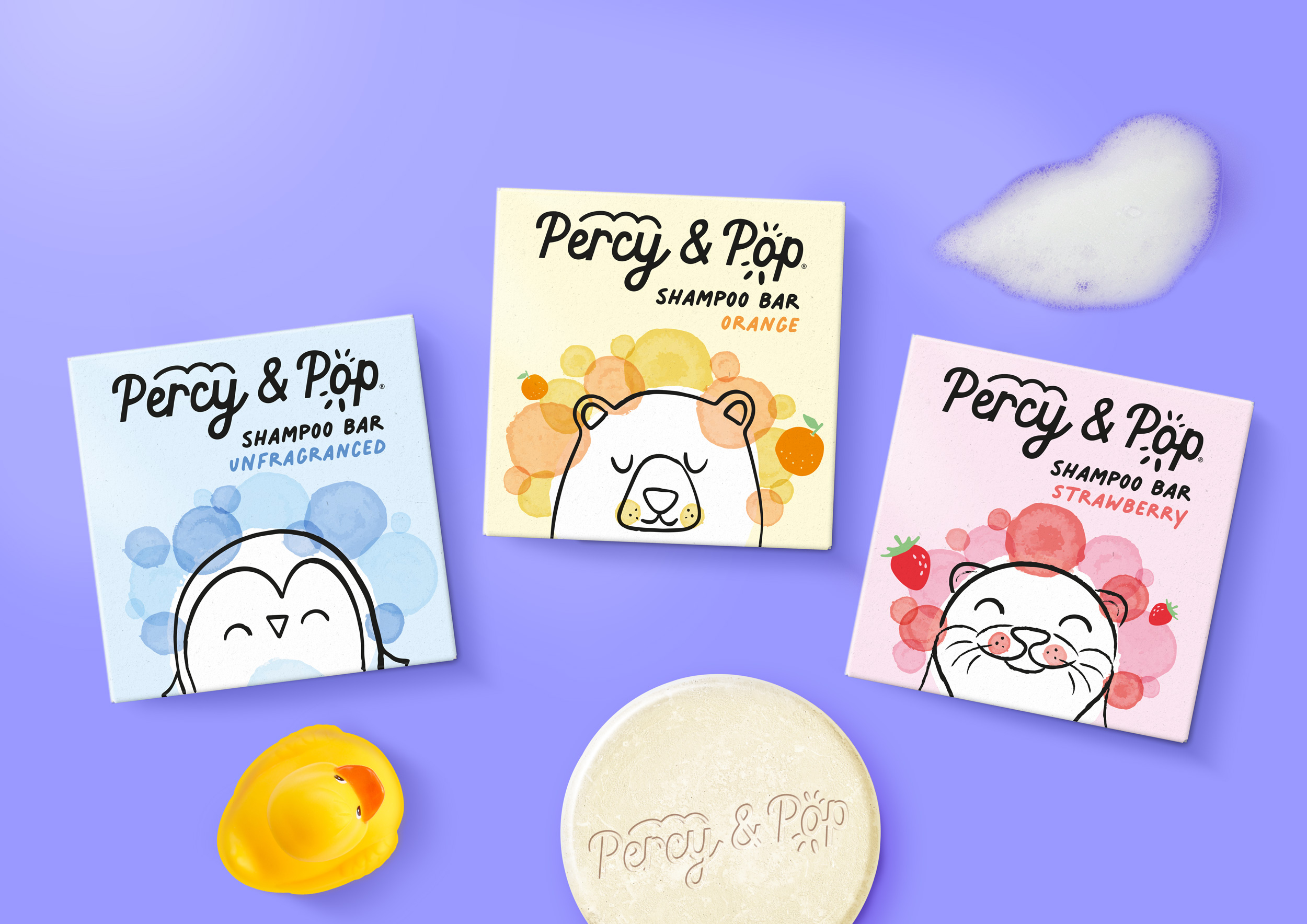 Brand Identity and Packaging Design for Percy & Pop