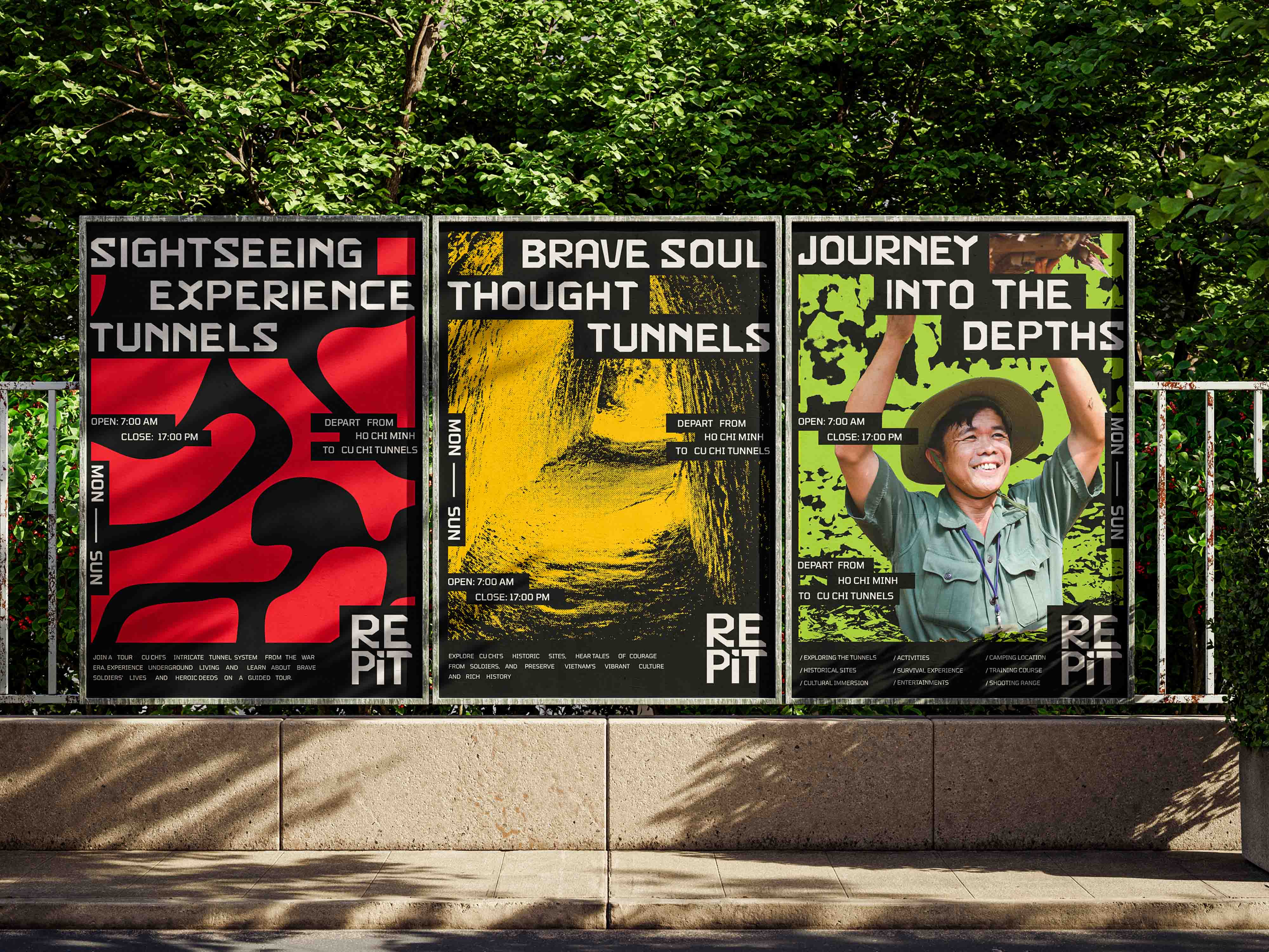 Repit Project Branding for Cu Chi Tunnel Experiences