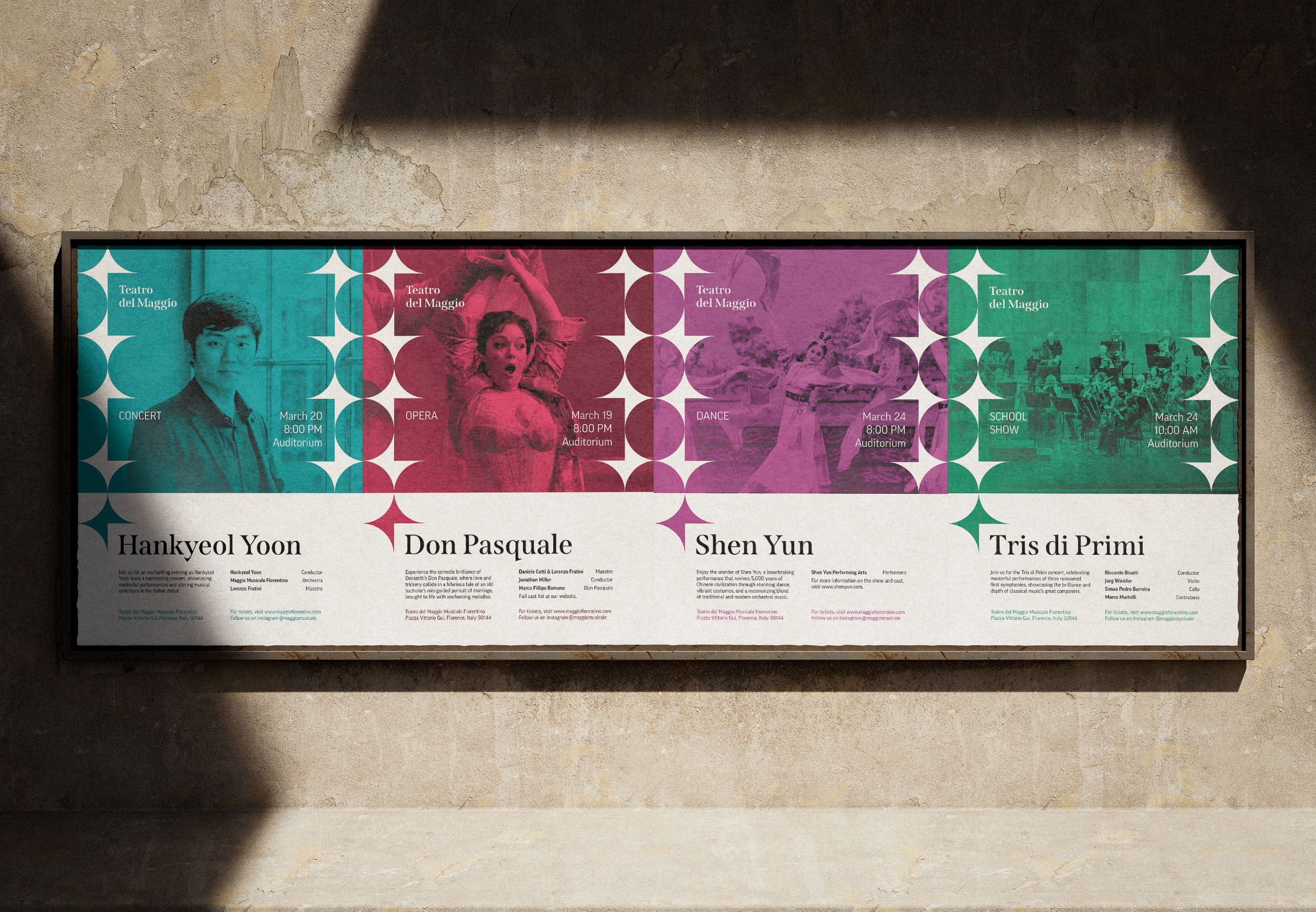 Student Concept Brand Redesign for Teatro del Maggio by Sean Brosnahan