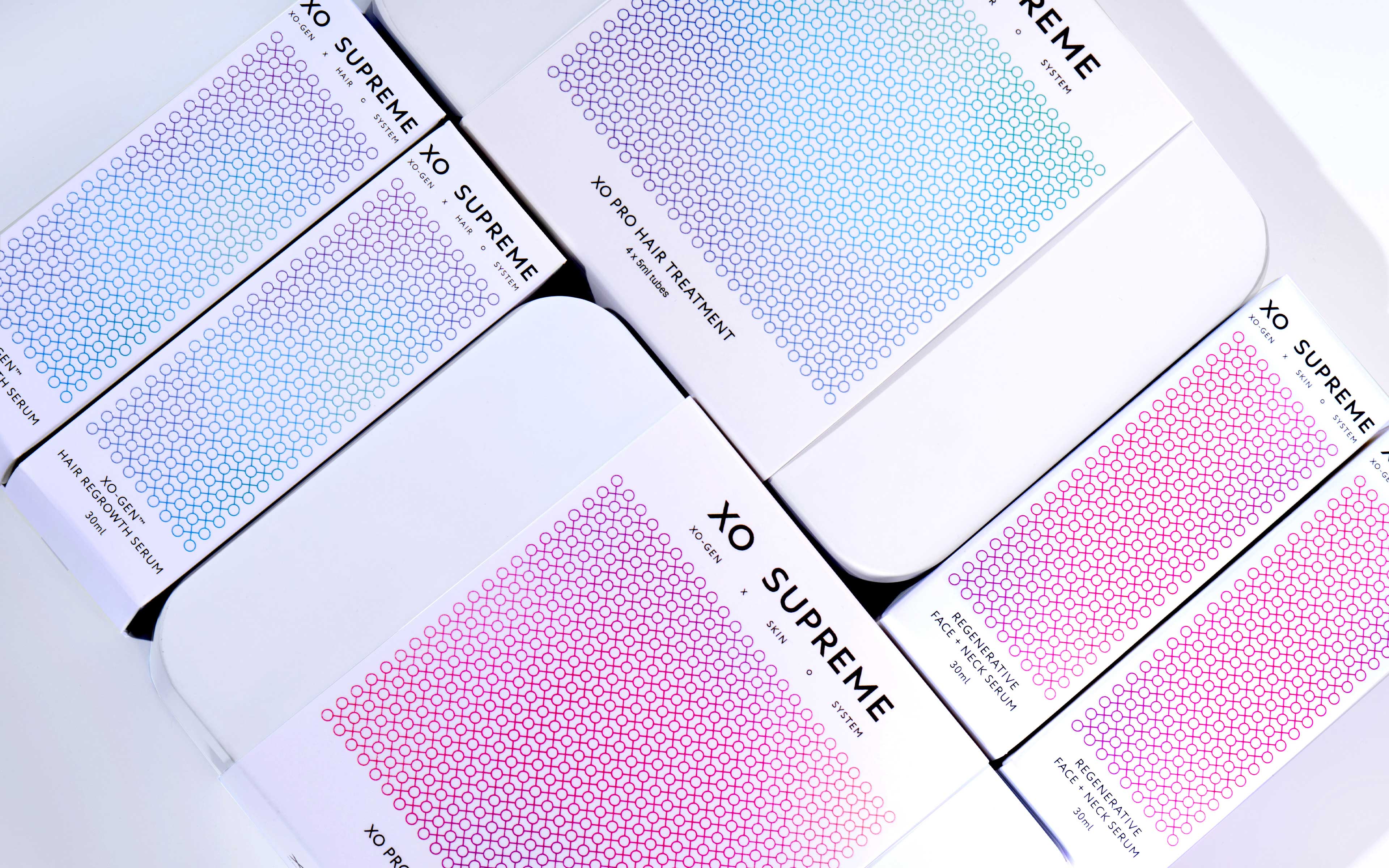 Transformative XO Supreme Design by Mid-air Studio for Clinical Haircare
