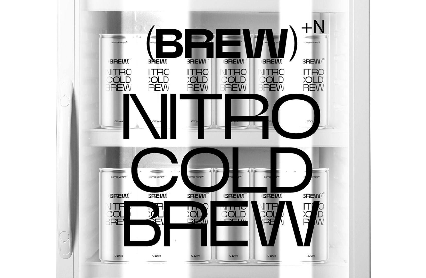 26MRCH Studio Introducing (Brew)+N Nitro Cold Brew Coffee Brand Identity Concept