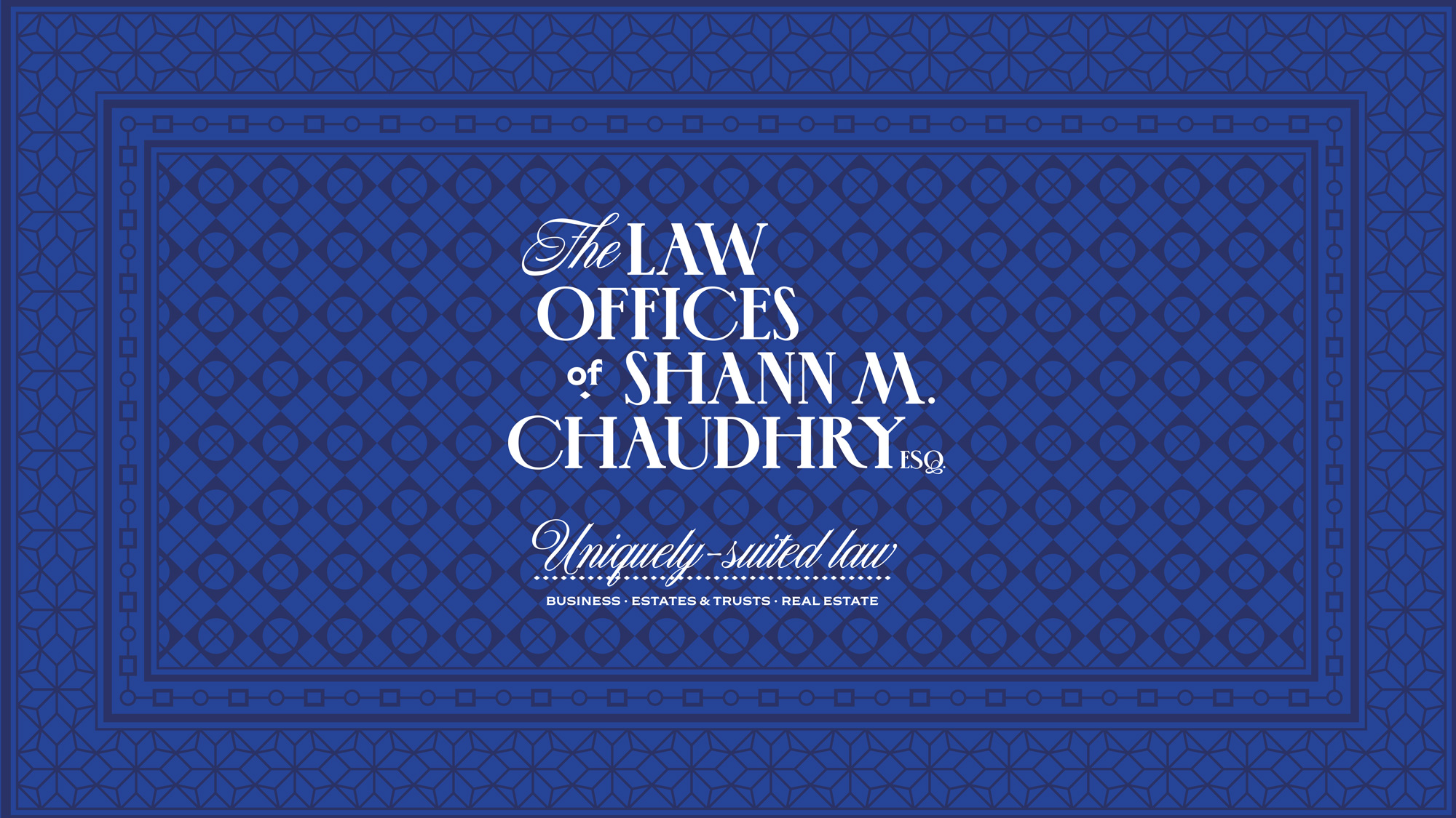 Parallel Tailored a Maximalist Brand to Suit the Law Offices of Shann M. Chaudry, Esquire