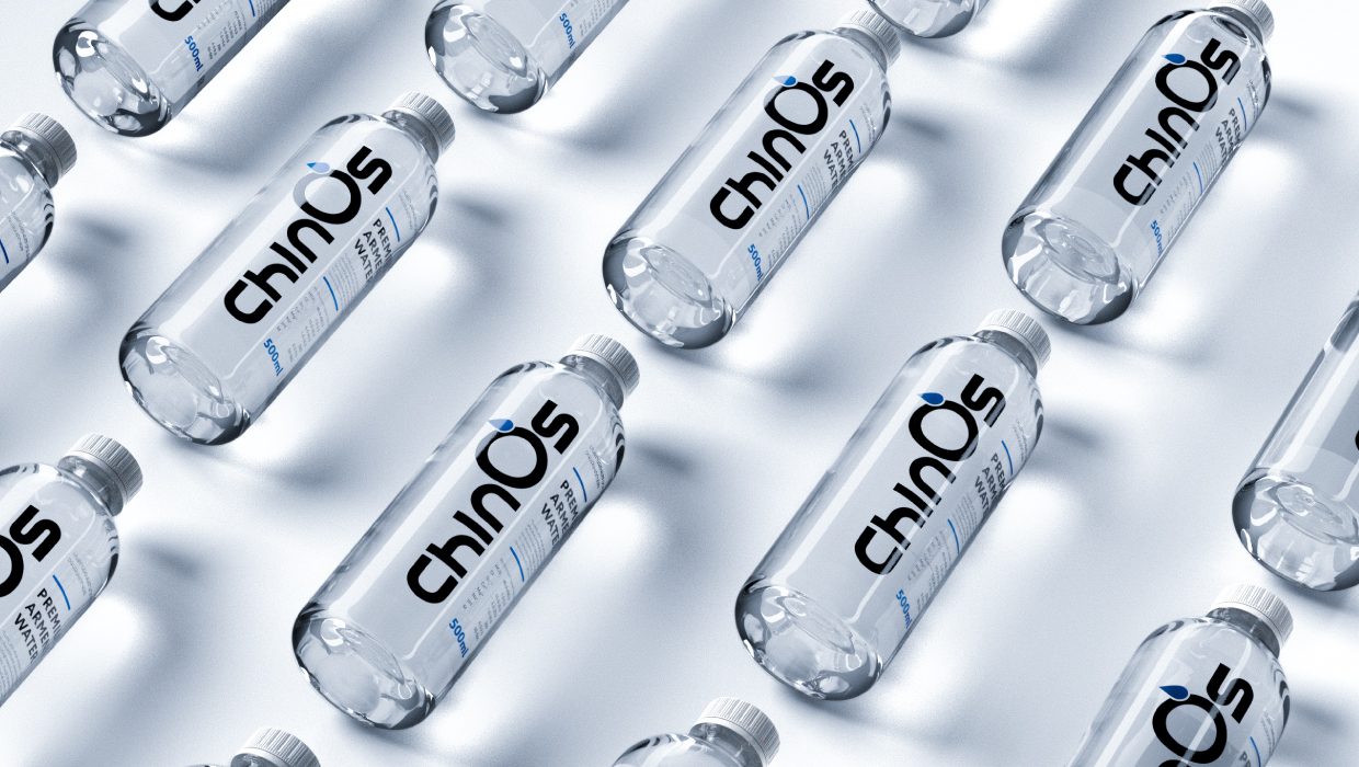 Chinos Water Packaging Design Reflecting the Purity by WEDO Creative Solutions