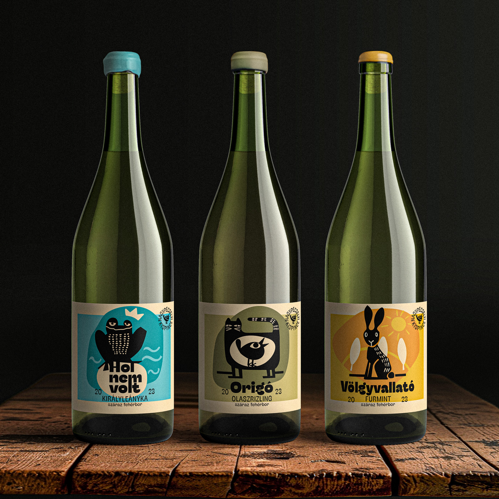Molnár Péter Unveils Premium Hungarian Wine Brand with Stunning Branding Design