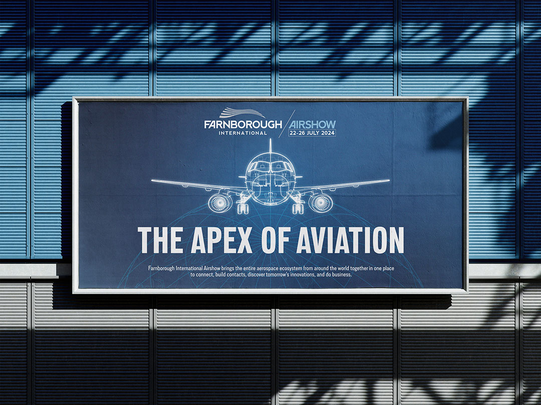 Frost Create Visual Identity for Farnborough International Airshow: A Blueprint for the Future