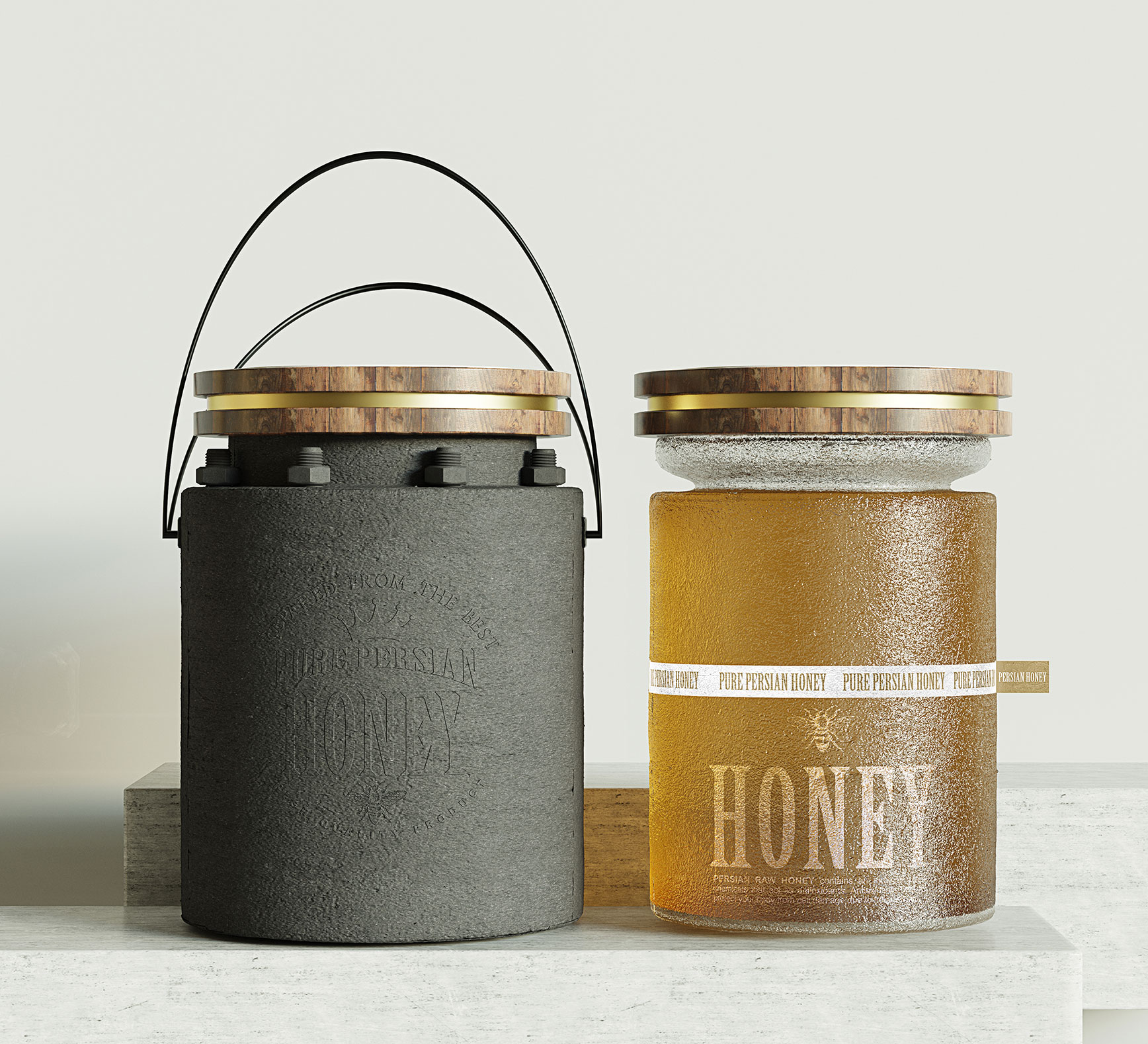 Taha Fakouri’s Innovative Honey Packaging: Elevating Iranian Honey with Premium Design