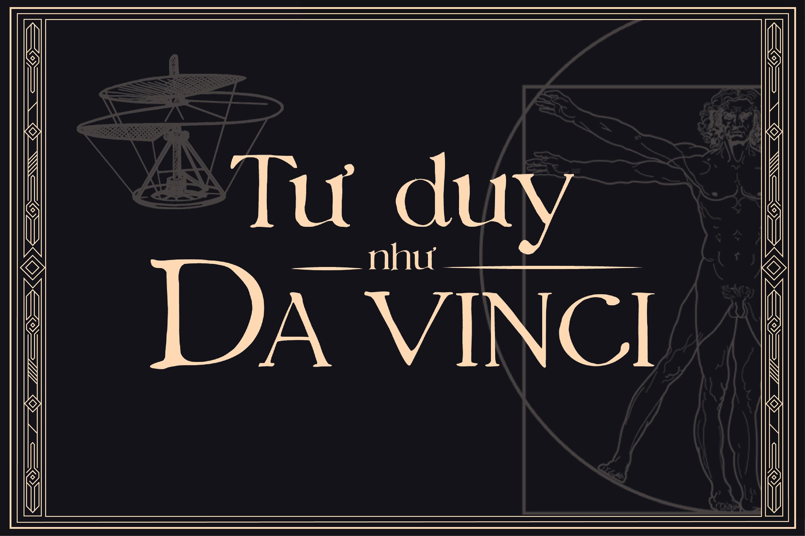 How to Think Like Da Vinci – Vietnamese Edition Book Cover Redesign by Kayn Nguyen