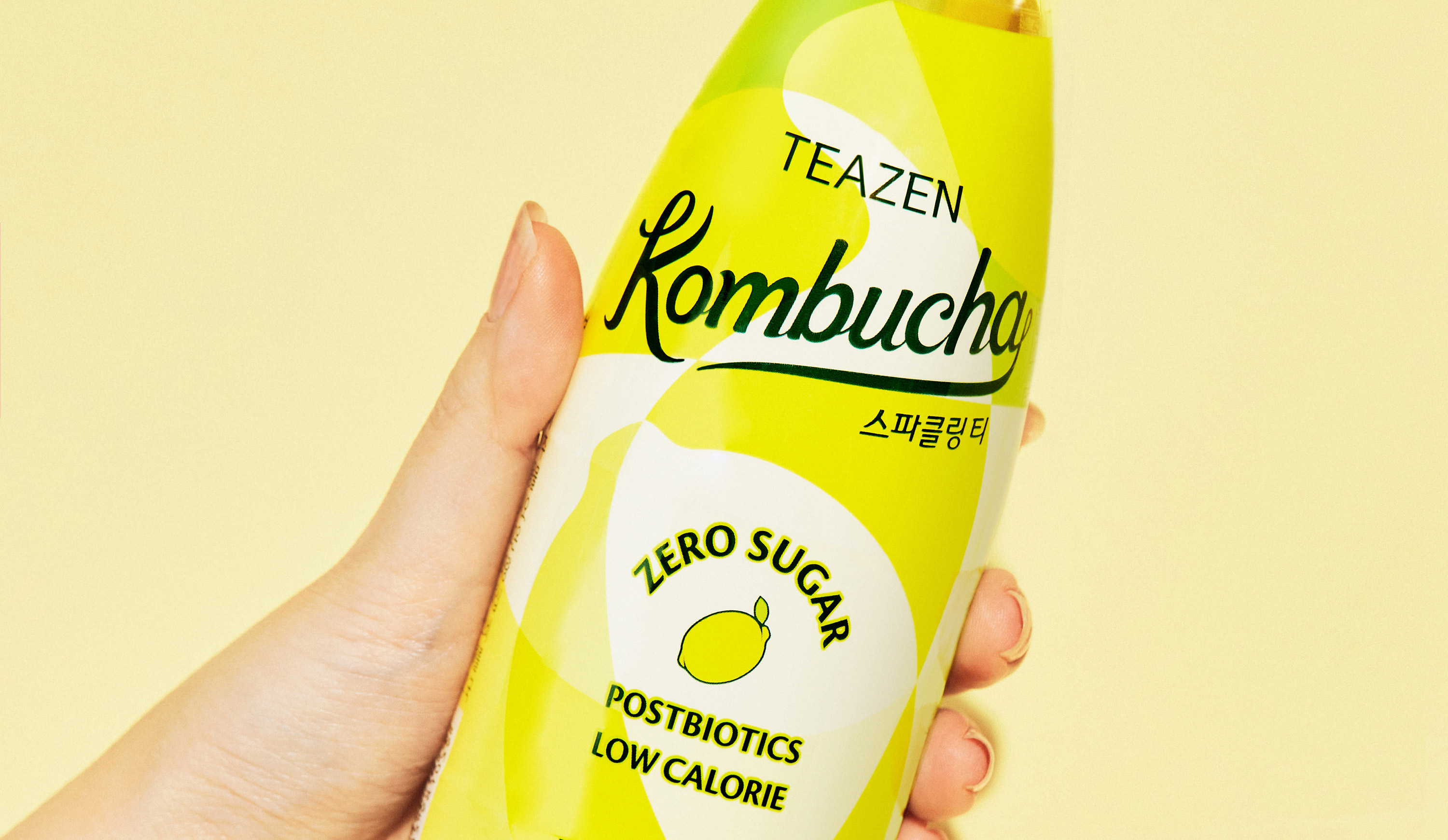 Teazen Kombucha Sparkling Tea Packaging Design by YNL Design