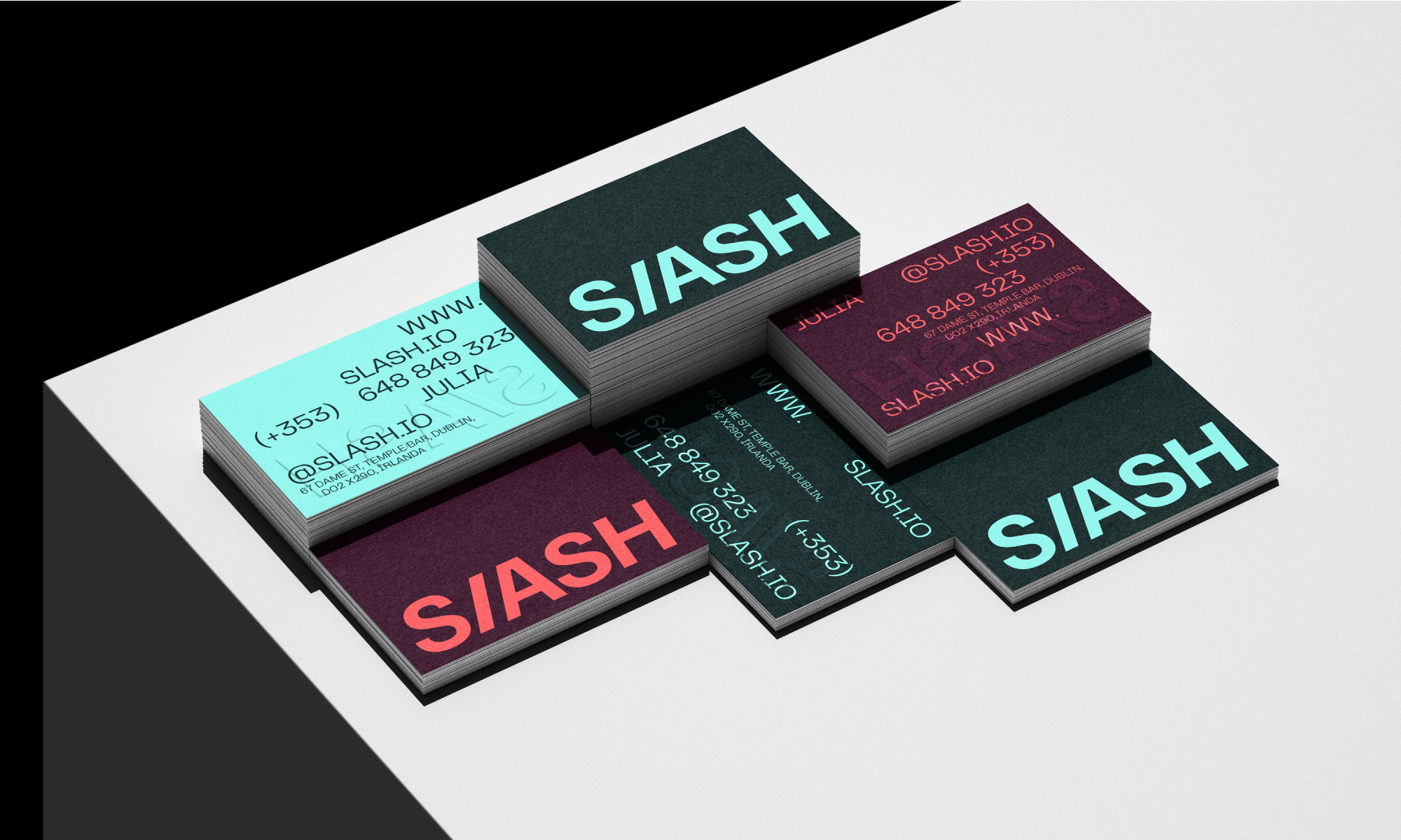 Slash Digital Studio Brand Identity and Web Design by Mubariz Yusifzade and Javid Guseinov
