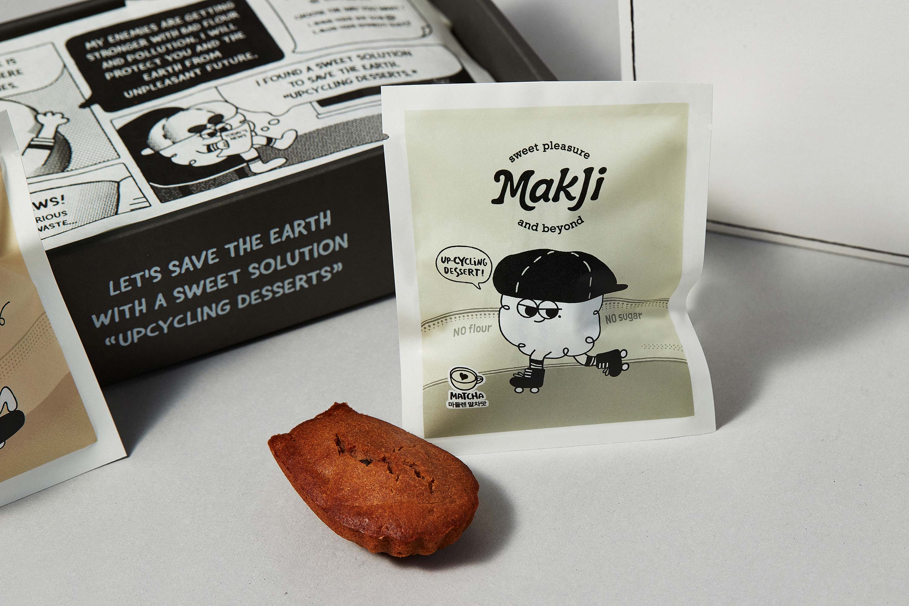YNL Design Crafts Sustainable Charm for Makji Dessert Brand