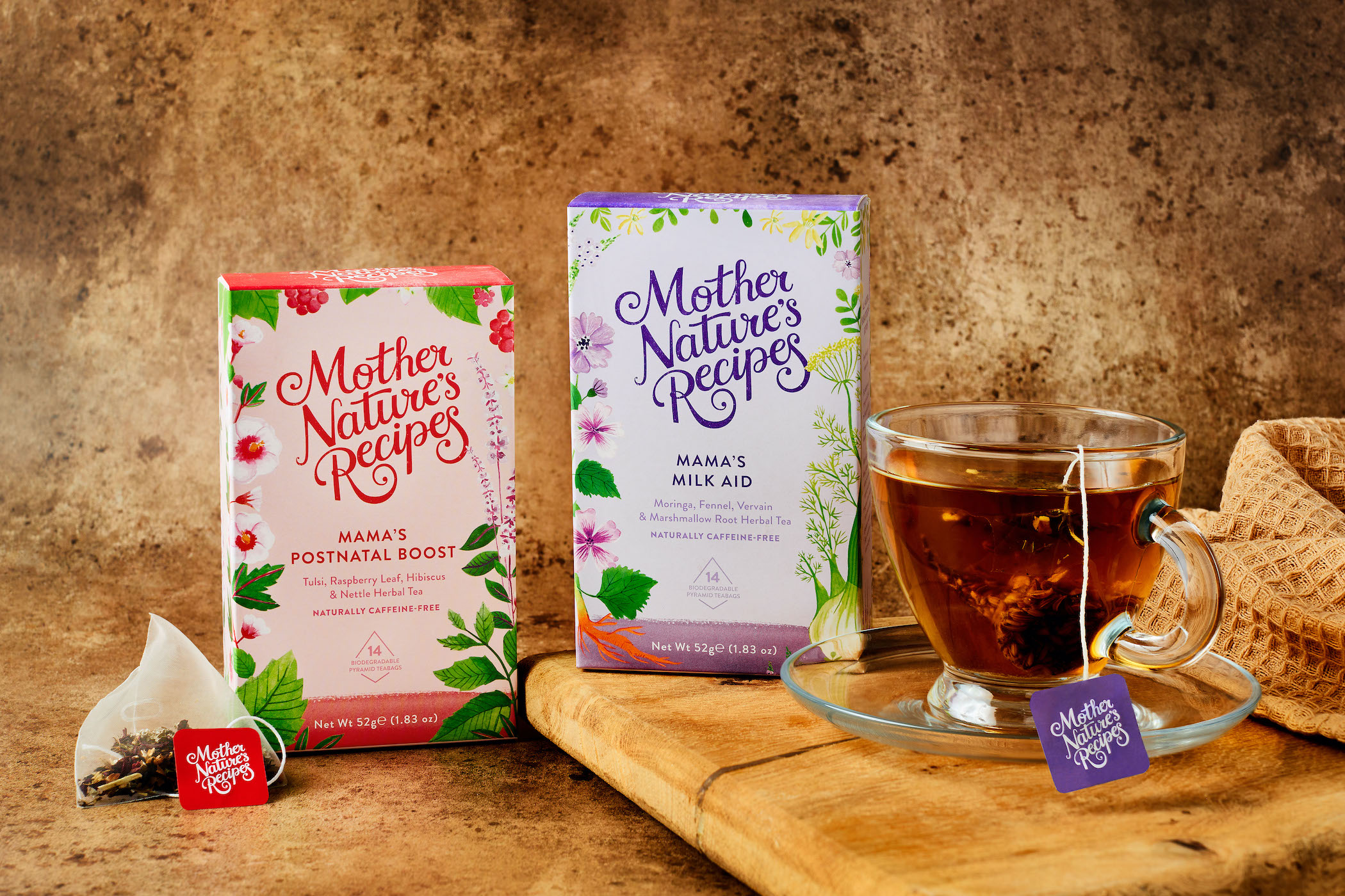 Patch & Pieces Rebrand of Heartfelt Crafted Tea Brand Mother Nature’s ...