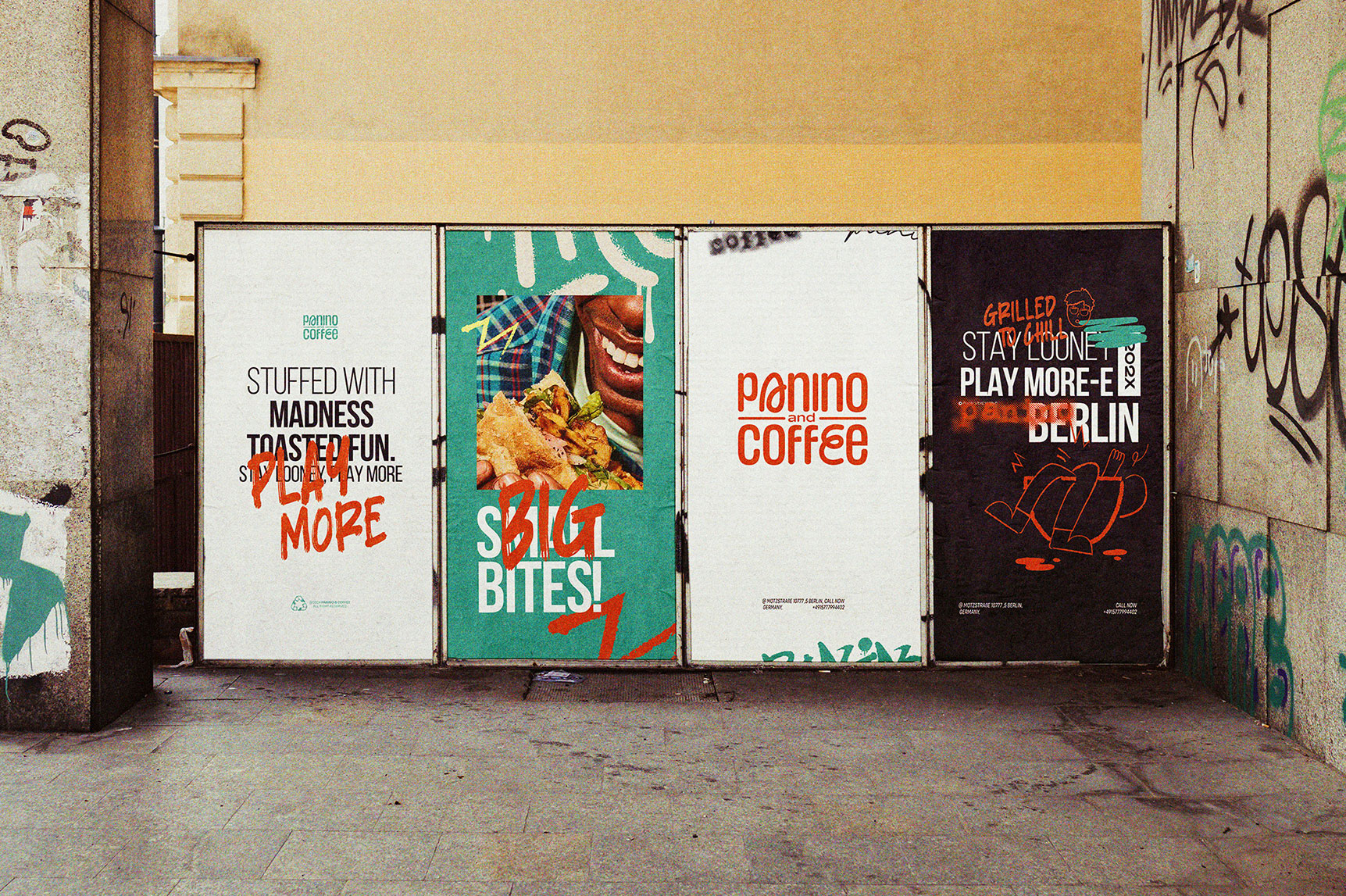 A Taste of Berlin’s Vibrant Soul – Panino & Coffee Brand Identity by Endorphins Art Labs