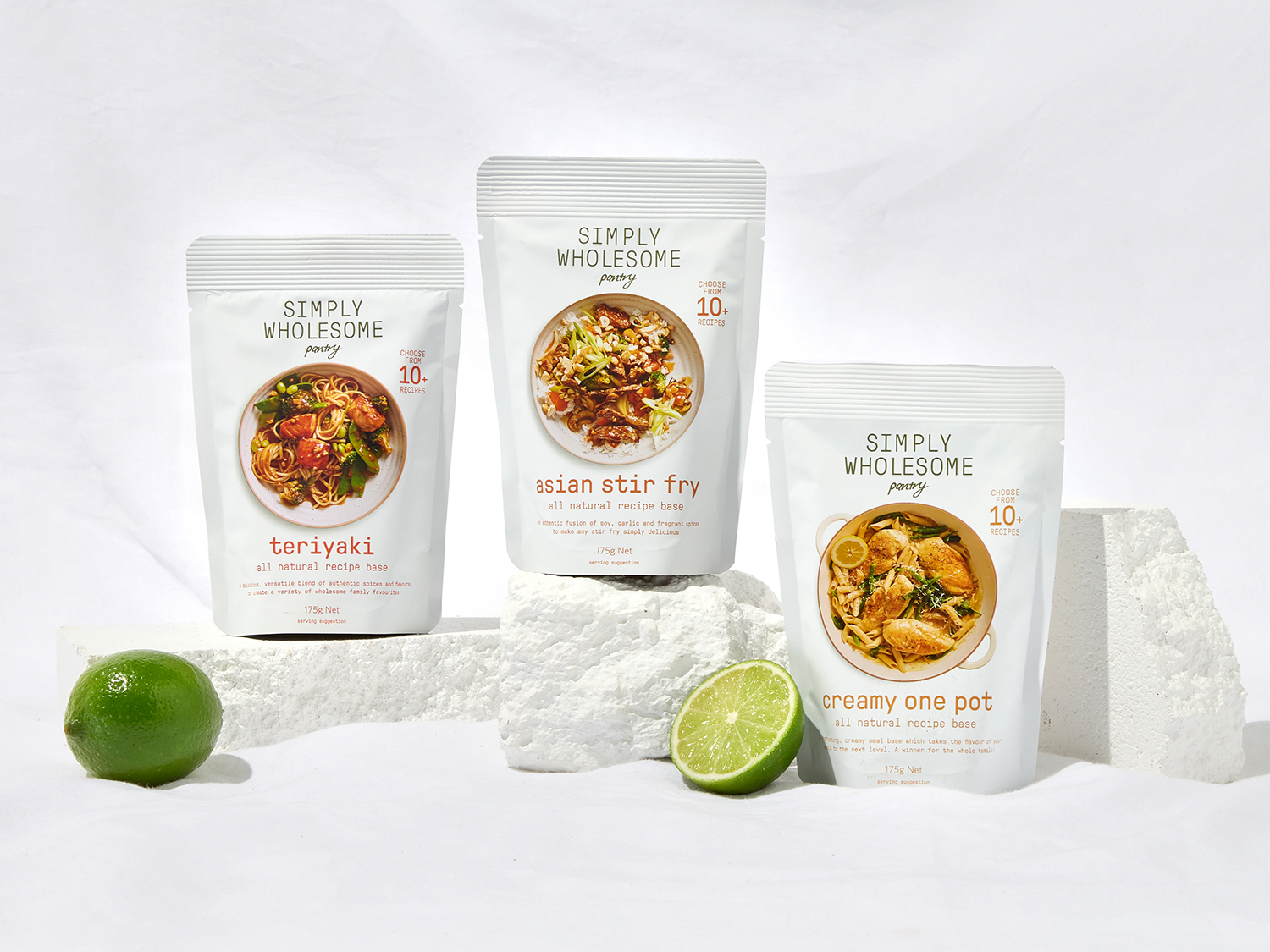 Simply Wholesome Pantry Brand and Packaging Design by Next Brand, Redefining Simple and Healthy Home Cooking