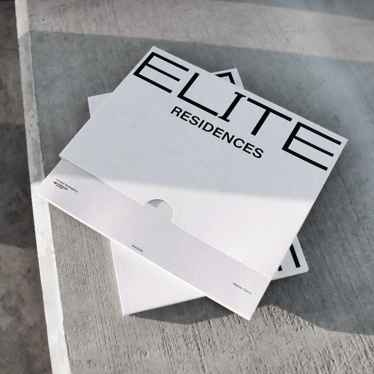 Architectural Elegance in Print: A Brochure that Embodies Sophistication and Exclusivity Designed by Kleanthis Loizou