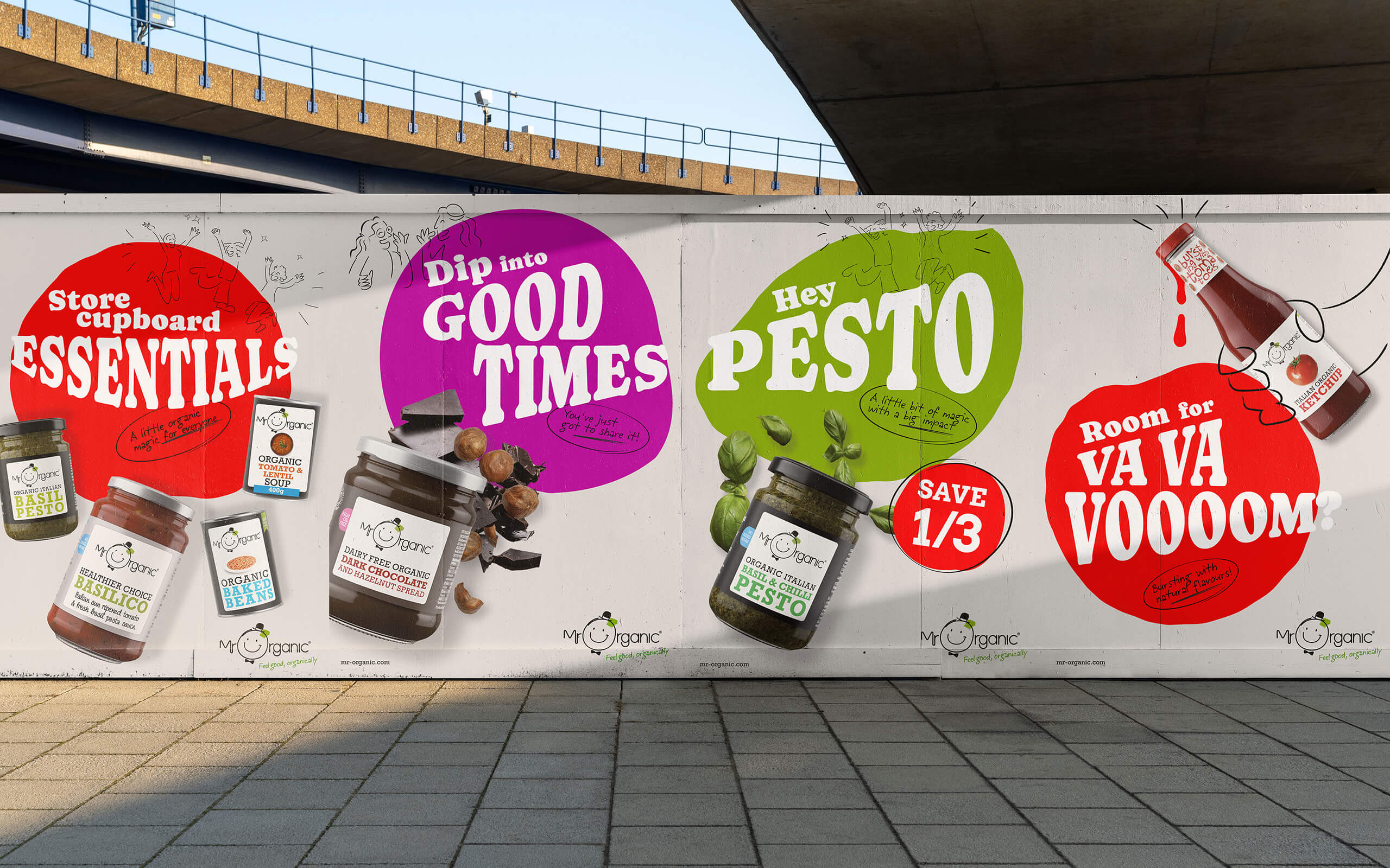 Taller Design Adds Some Va-Va-Voom to Visual Branding for Mr Organic