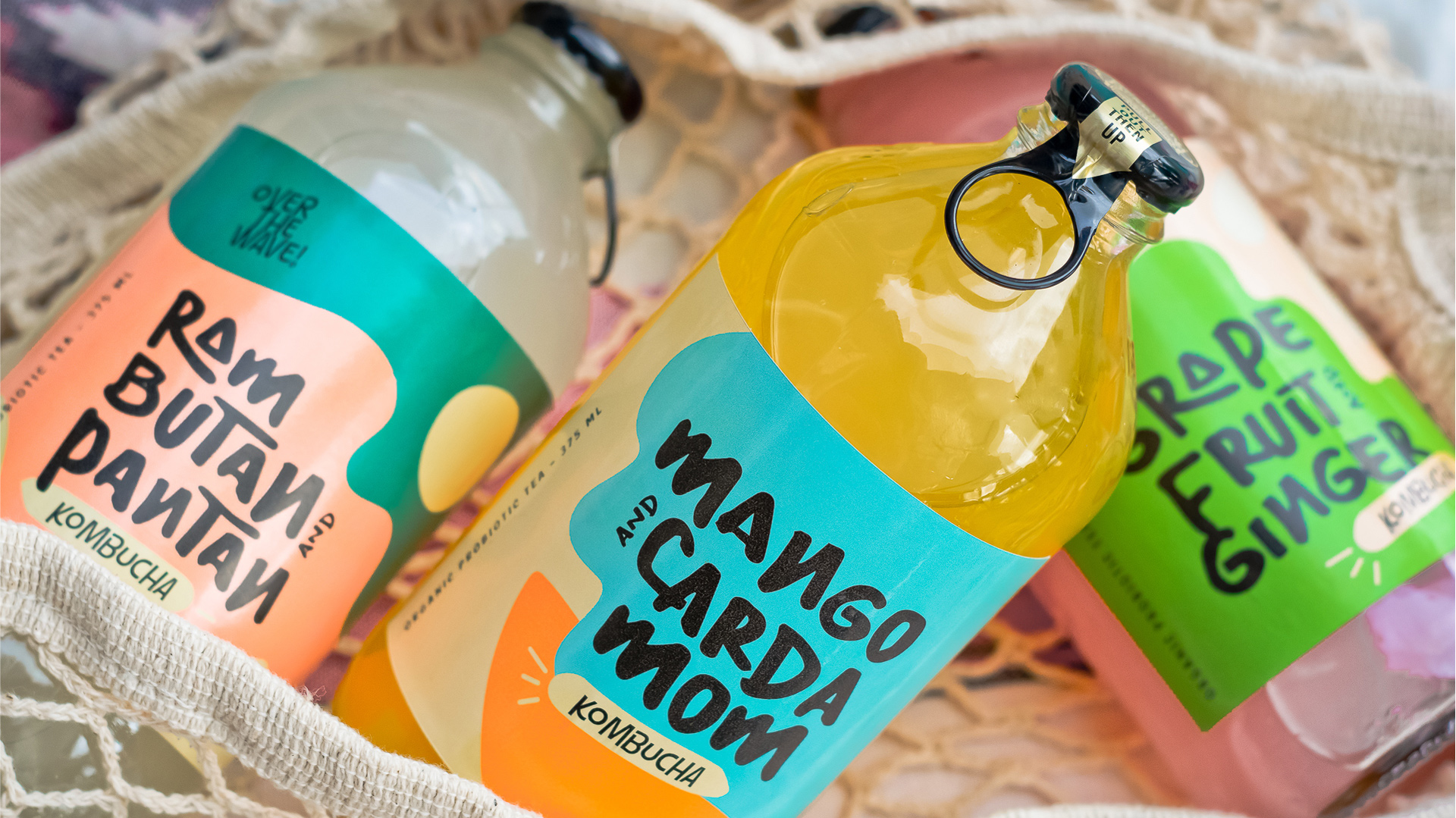 781Studio Designs Vibrant Packaging Design for Lombok’s Surf-Inspired Kombucha