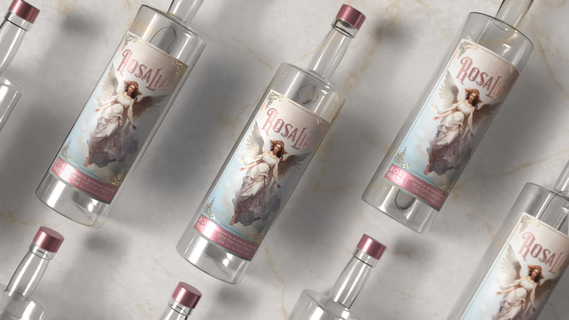 Rosalia Rose Water’s Premium Packaging Design