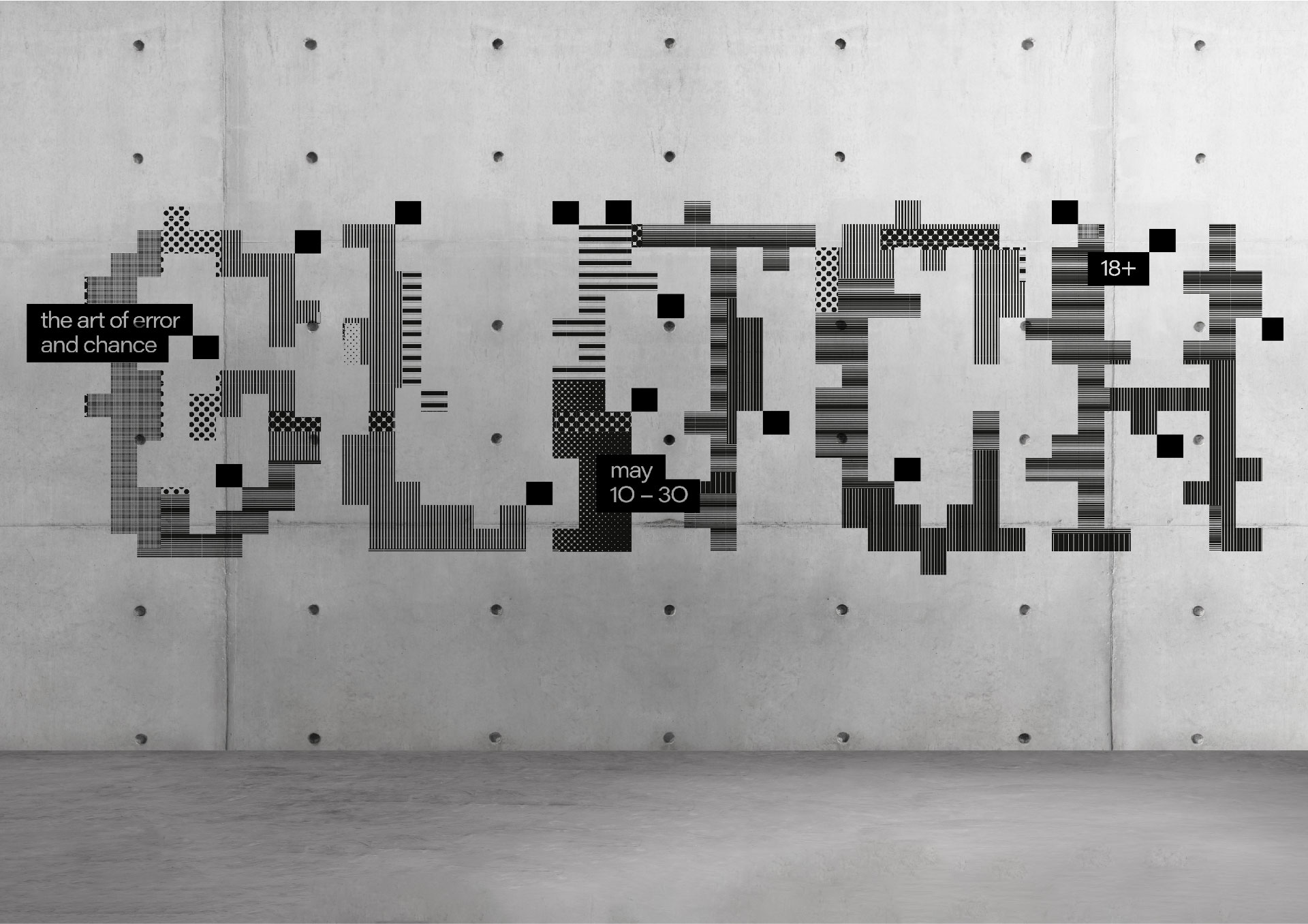 Alexandra Kashentseva Student Creates Dynamic Identity for ‘Glitch’ Multimedia Art Exhibition