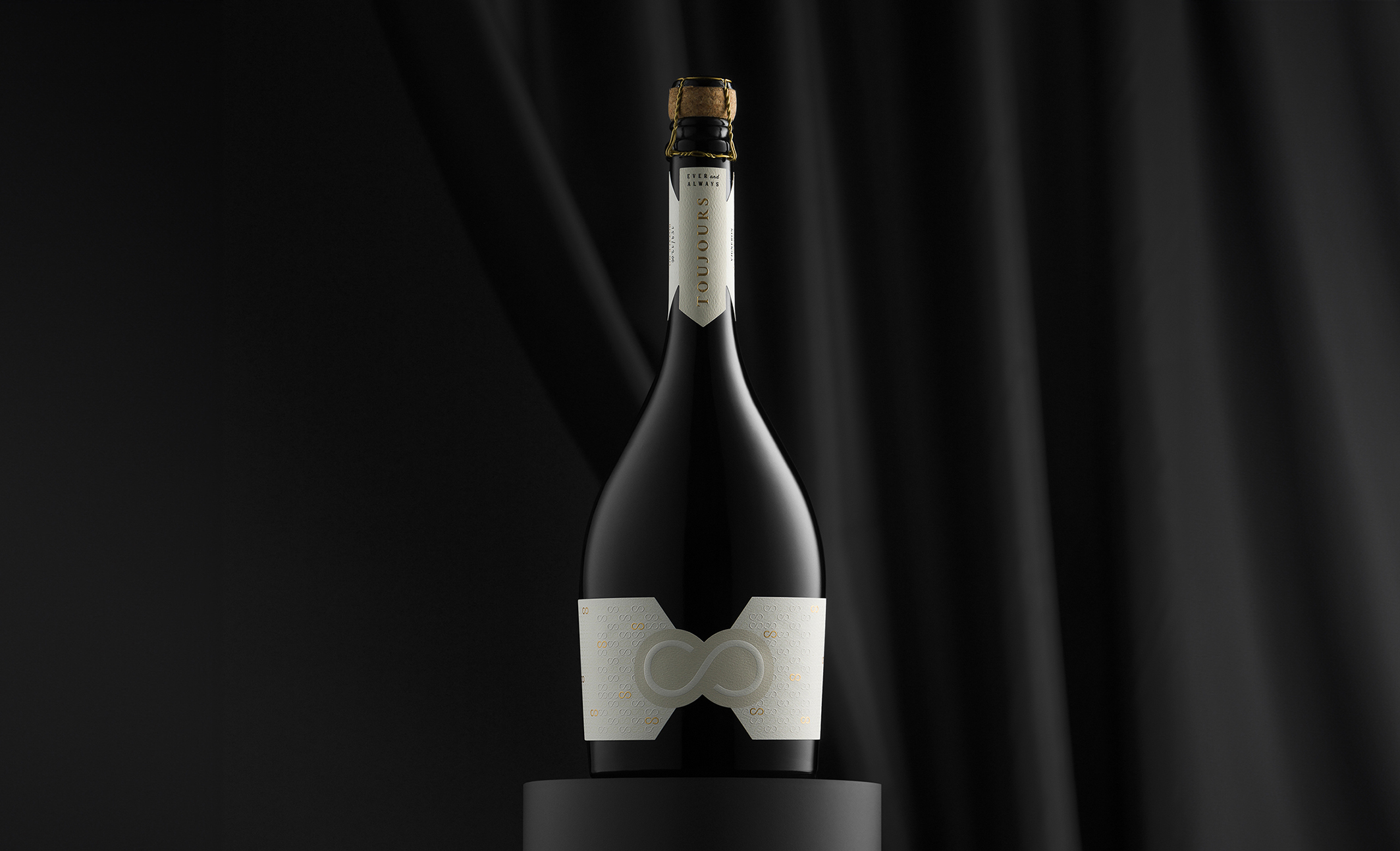 Studio Guild’s Packaging Designfor Premium Sparkling Wine Brand ‘Toujours’