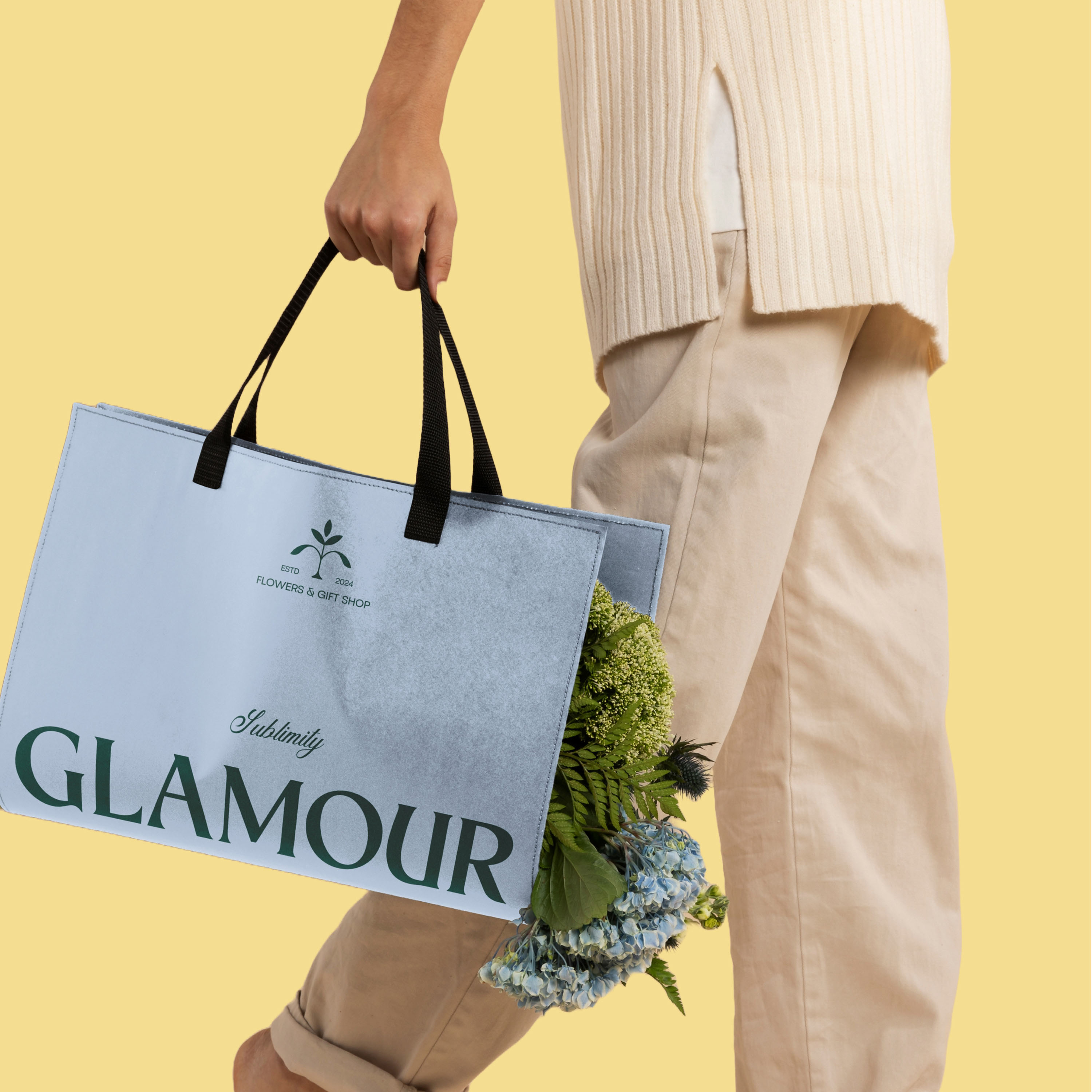 Ibrahim El Awami Creative Branding for Glamour: Elevating Flowers and Gifts with Elegance