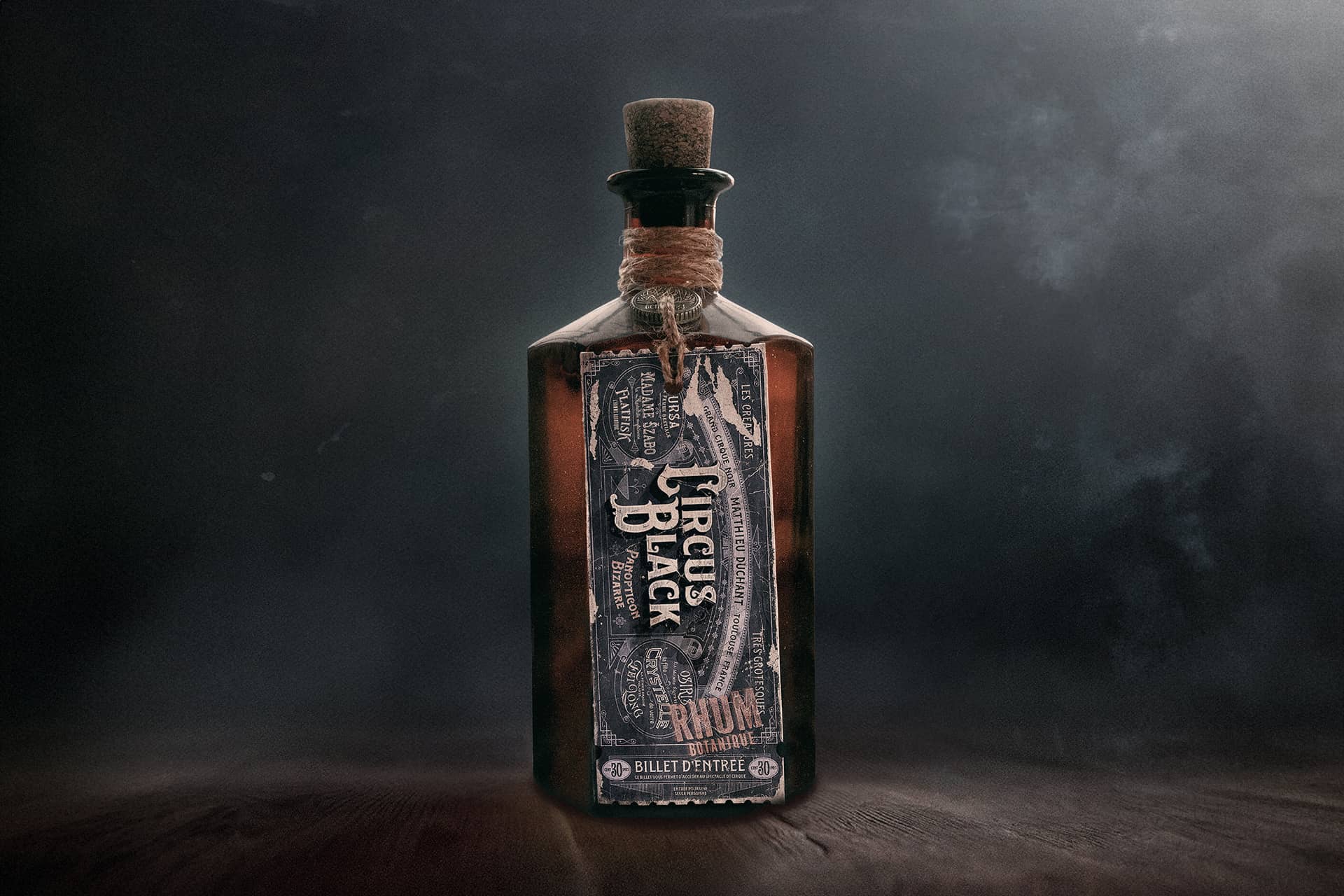 Braue Marken-Experten Crafts Enigmatic Branding for Circus Black: The World’s Only Panopticon Rum