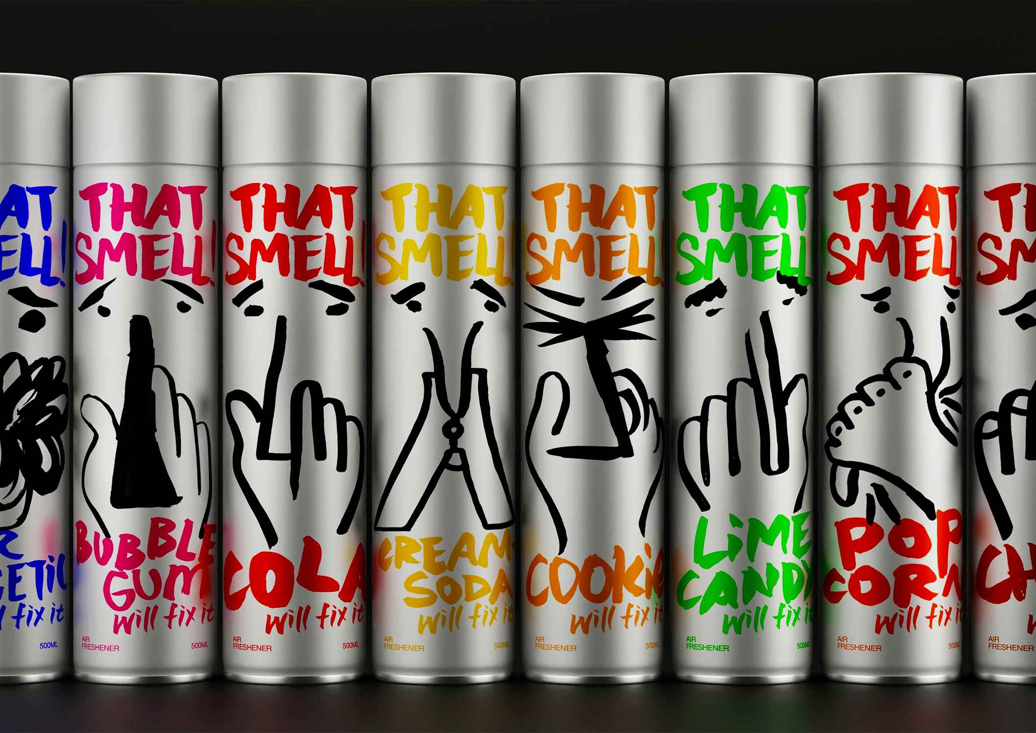 Student Burakov Vlad Redefines Air Fresheners with ‘That Smell!’ Brand and Packaging Design