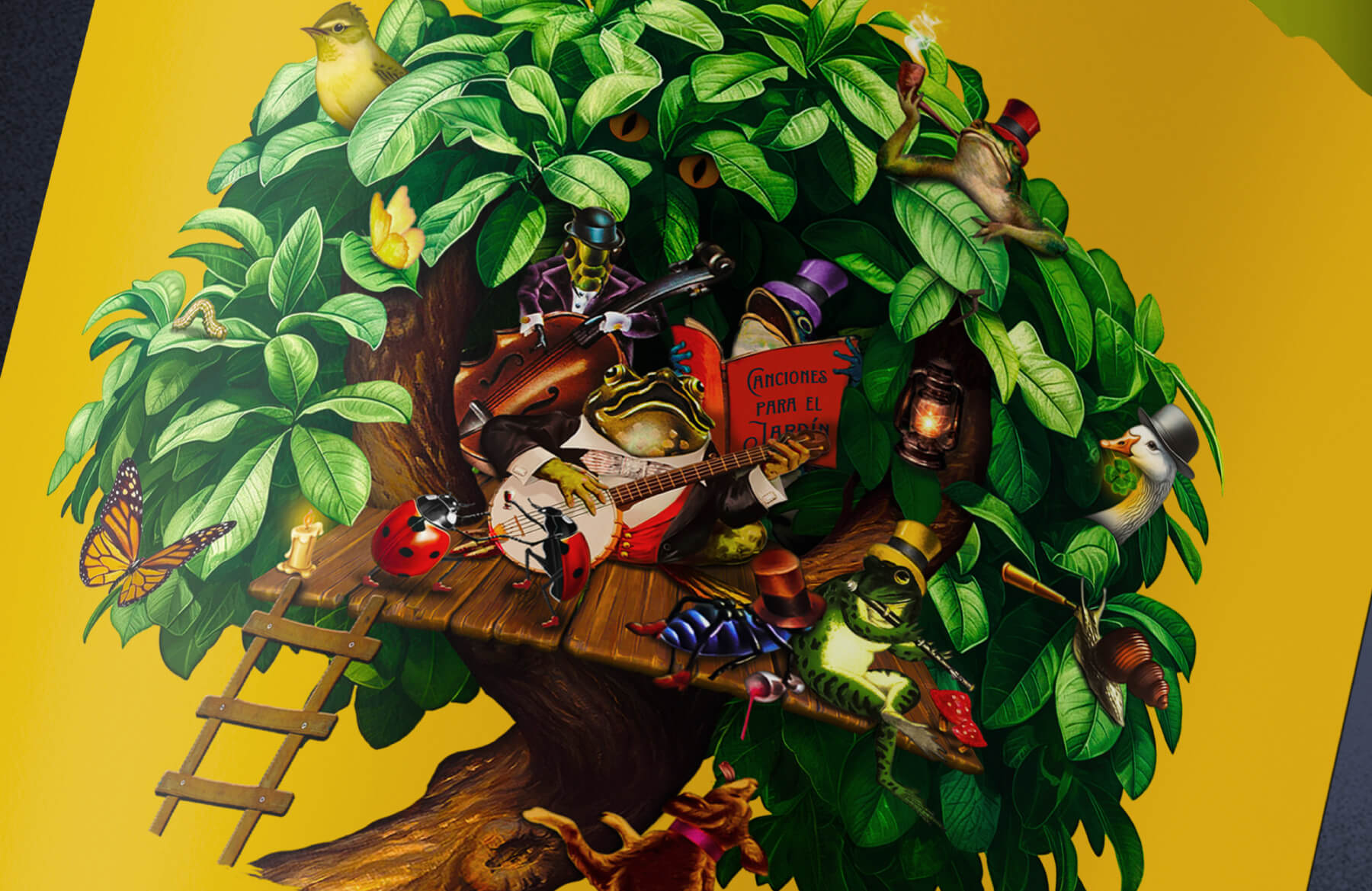 Nature Takes Over This Fairy Tale Wine Label on the Treehouse Organic Wine