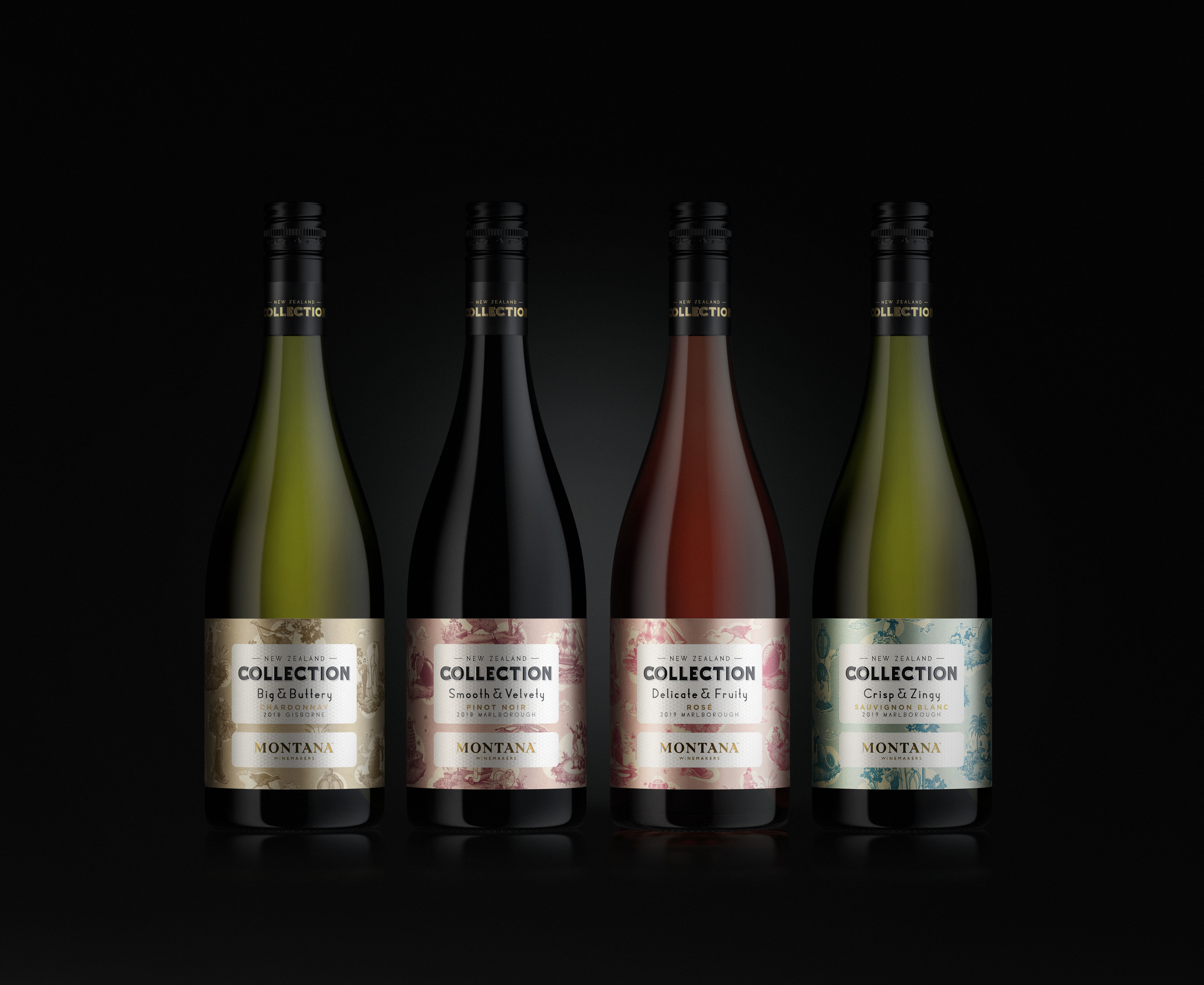 Tried&True Design Creates Montana New Zealand Wine Collection