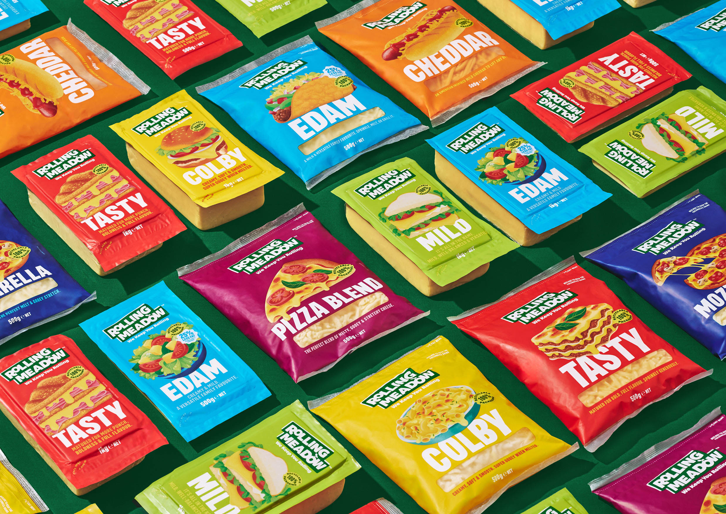 Onfire Design Revamps Rolling Meadow Cheese with Energetic New Brand Identity