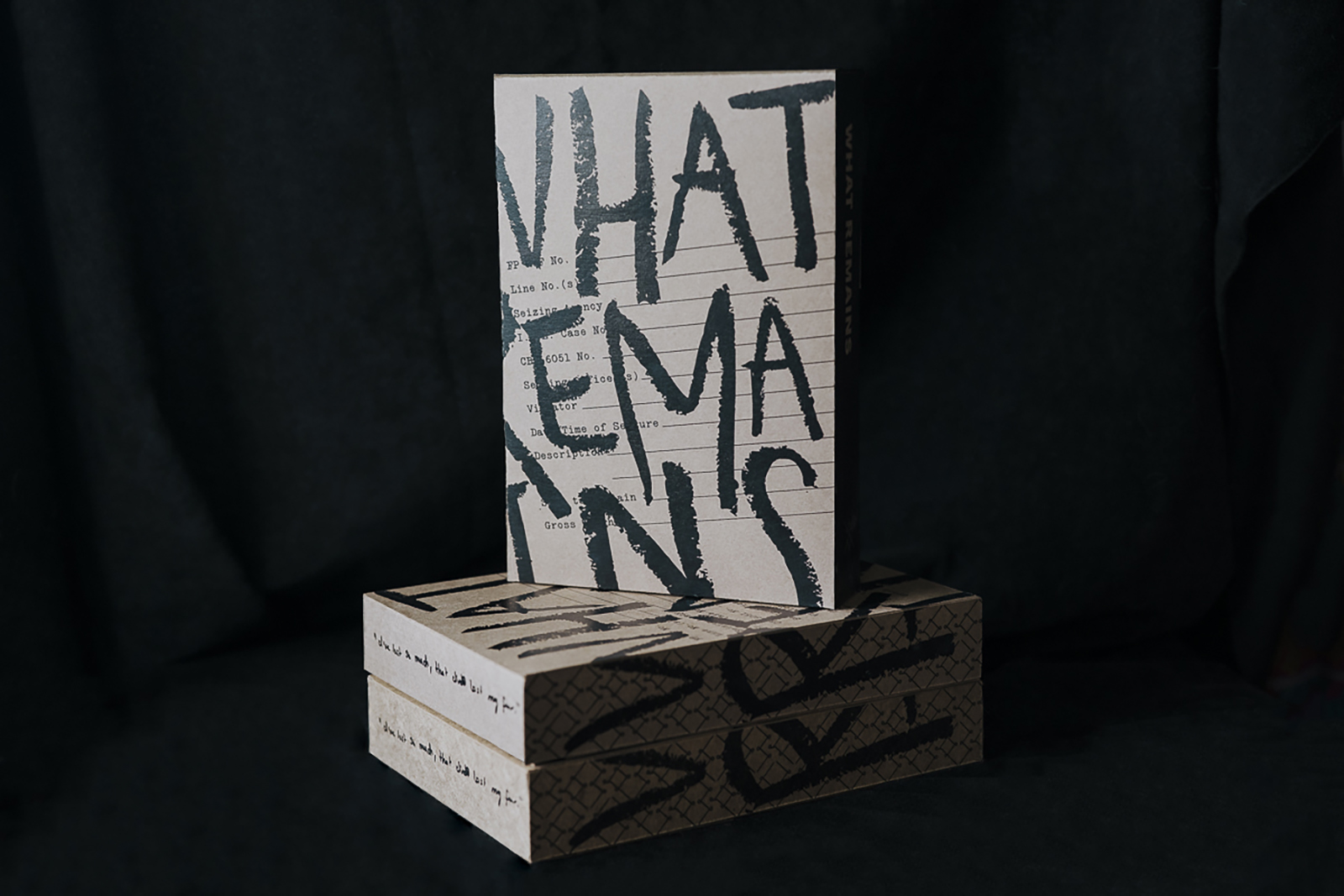 This is EME Artful Catalog Design Brings ‘What Remains’ Exhibition to Life at Guelph