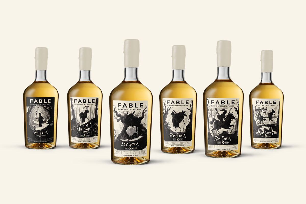 Crafting Mythology: Packaging Design for Fable Whisky’s The Six Sons