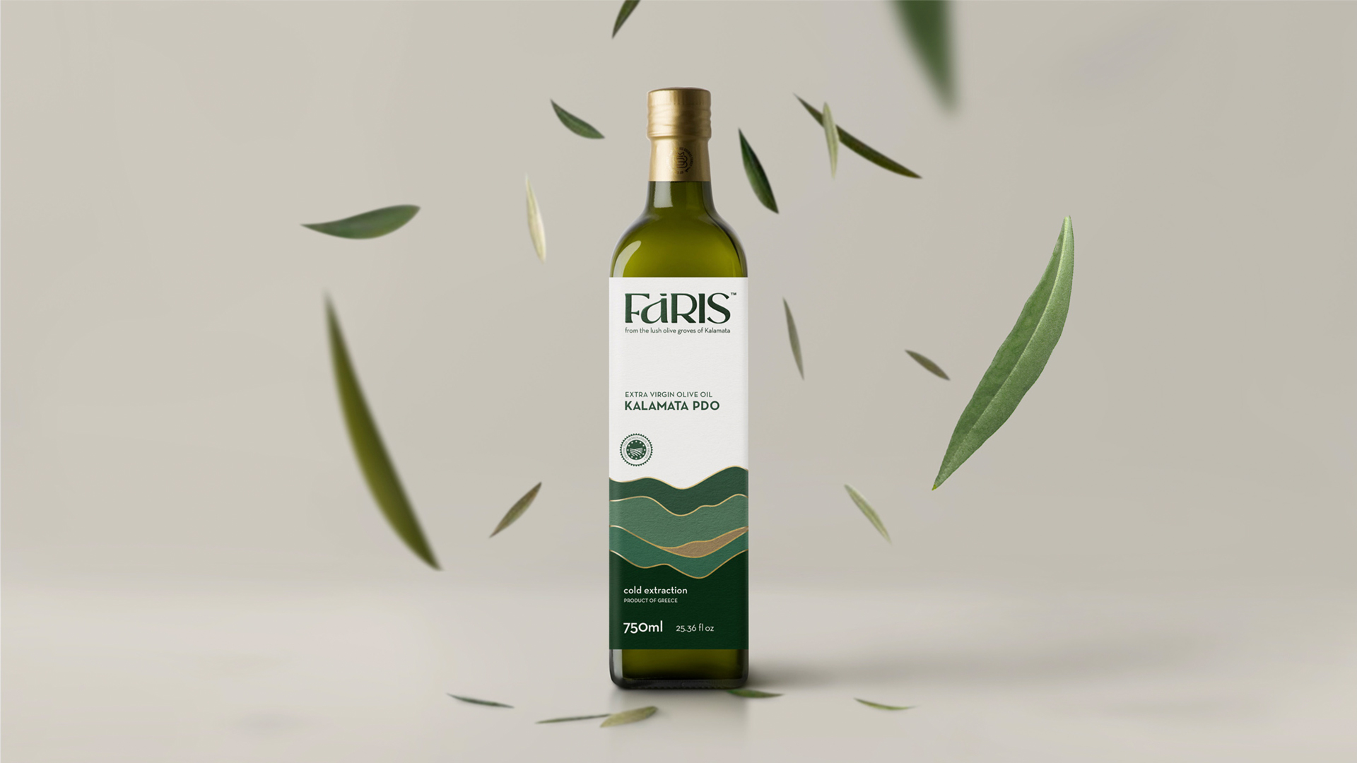 Antonia Skaraki  Creates Brand Identity and Packaging Design for Faris Virgin Olive Oil