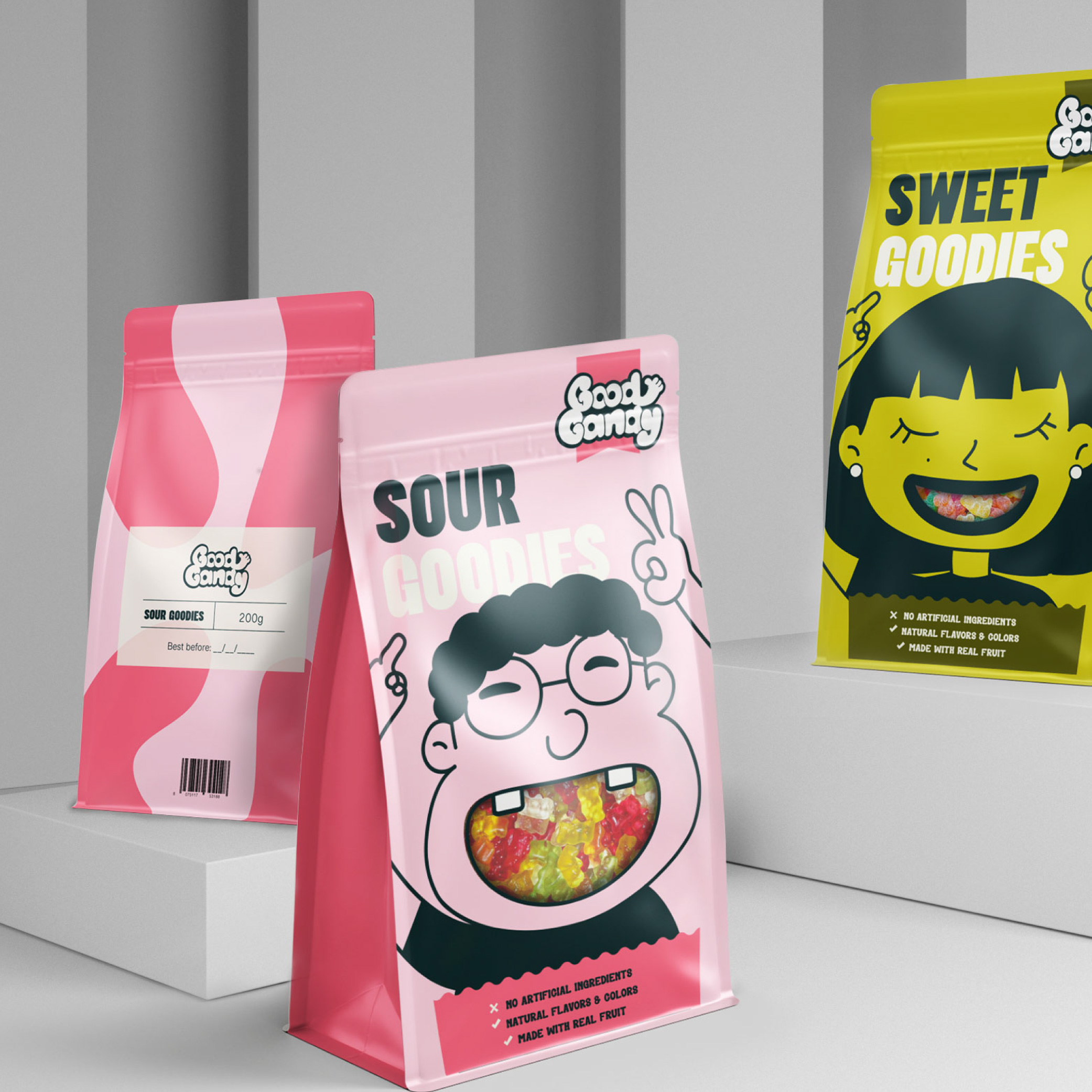 Neo Creative Studio Creates GoodCandy’s Brand Identity Playful Logo and Packaging Design