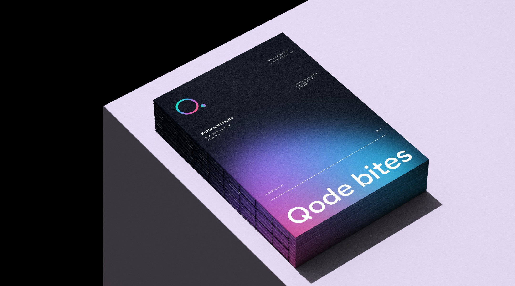 Brand Identity for Software House Qode Bites