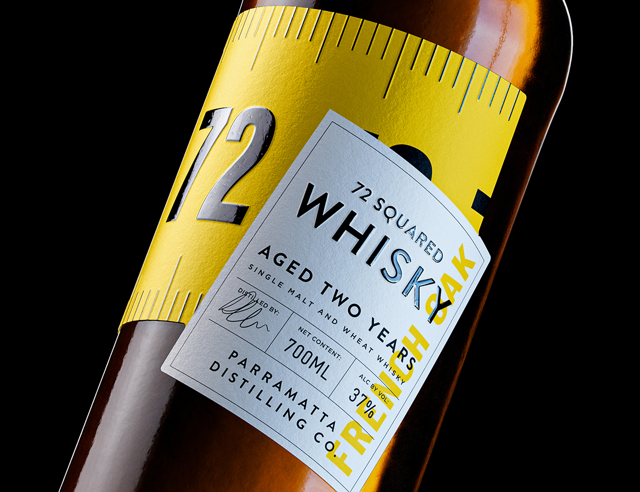 Innovative Packaging Design for 72 Squared Whisky by Clay Andrews