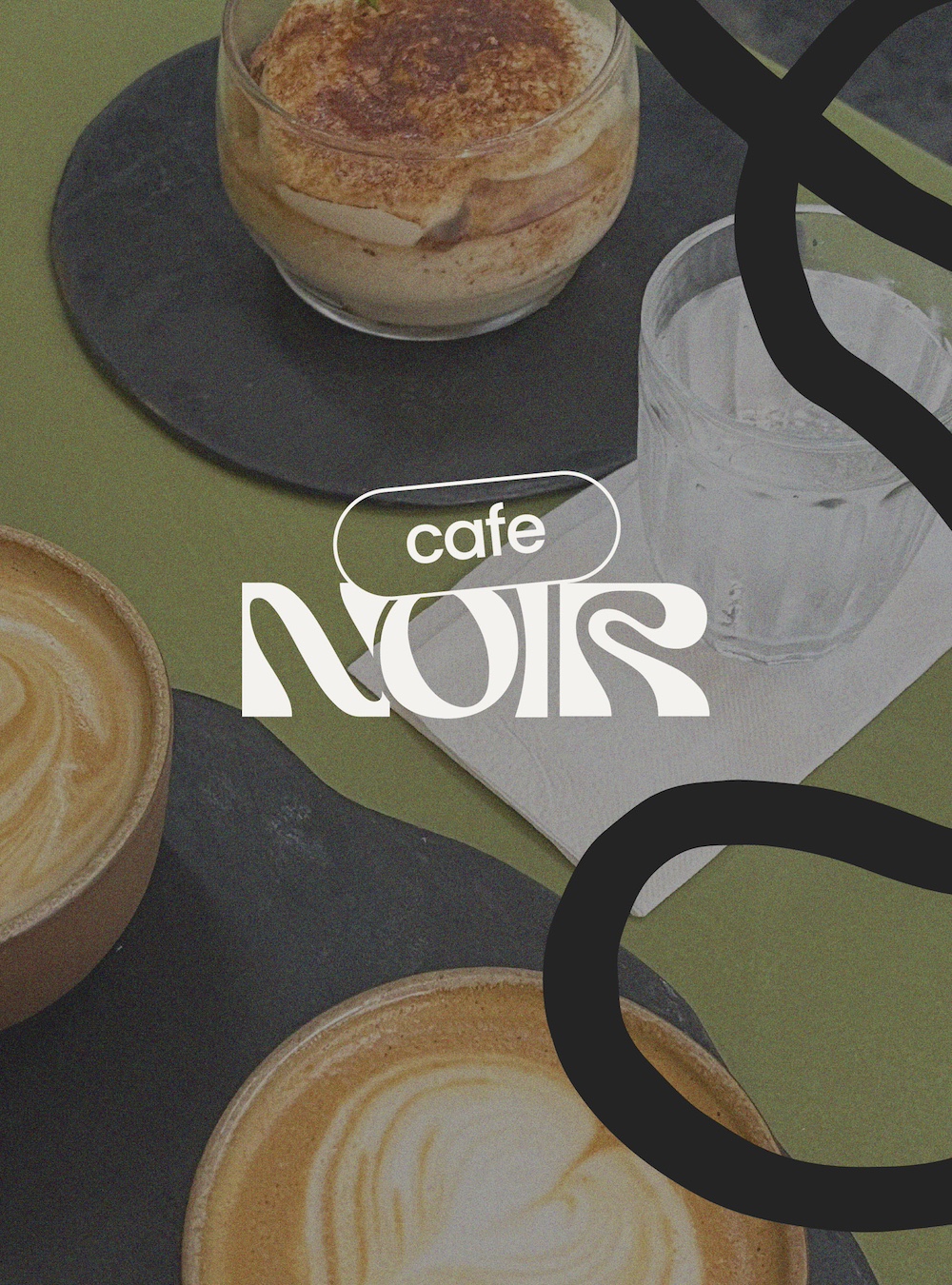 Cafe Noir’s Retro-Inspired Brand Design