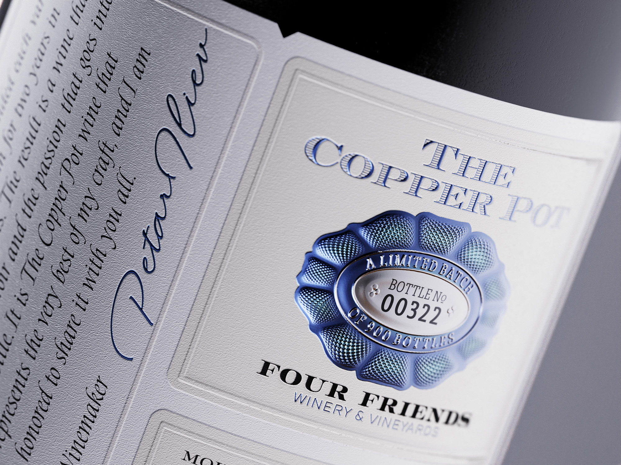 The Labelmaker Captured The Copper Pot’s Elegance with a Sophisticated Label Design