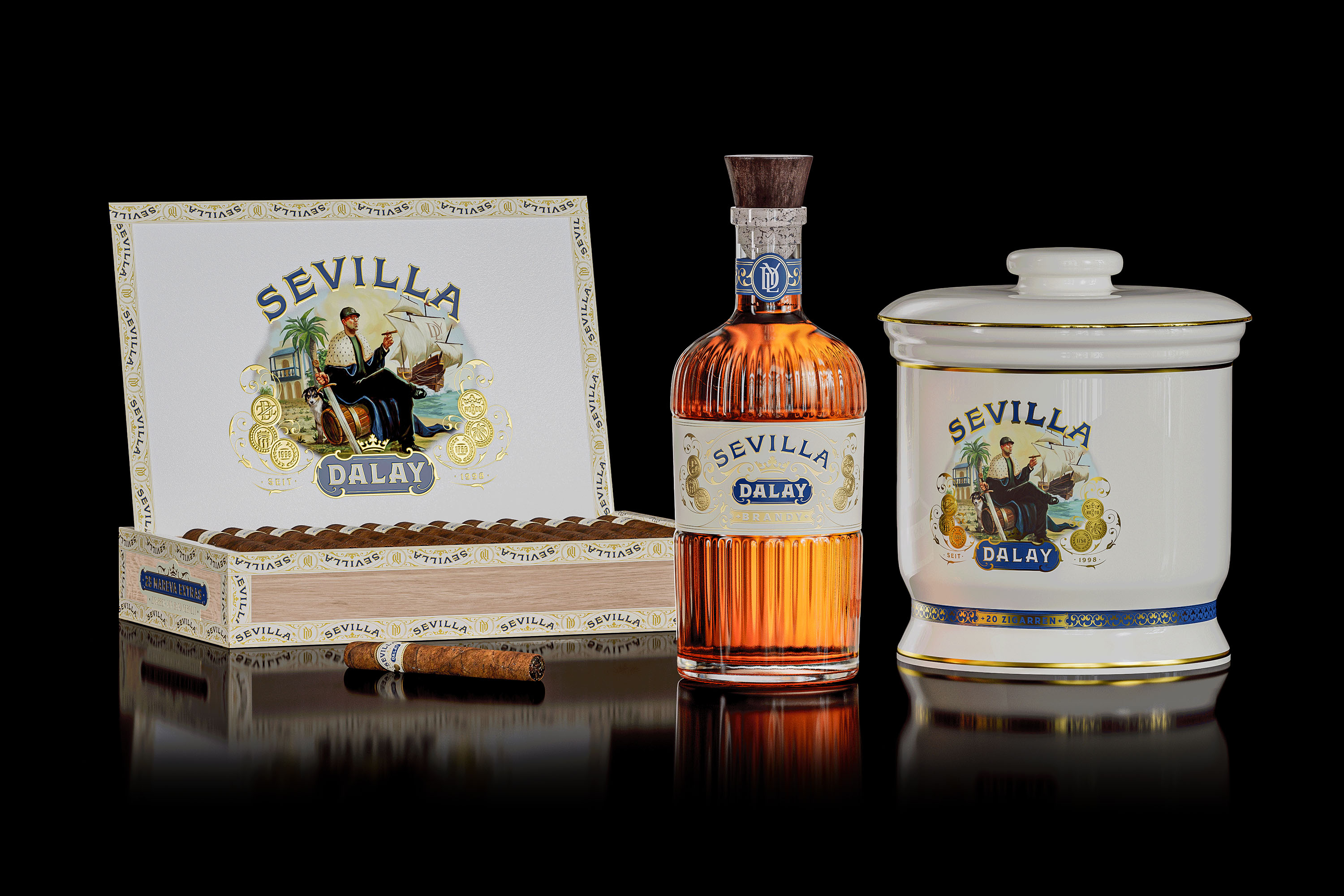 Widakk Design Studio Creates Dalay Sevilla Robusto Especial & Dalay Brandy Packaging Design