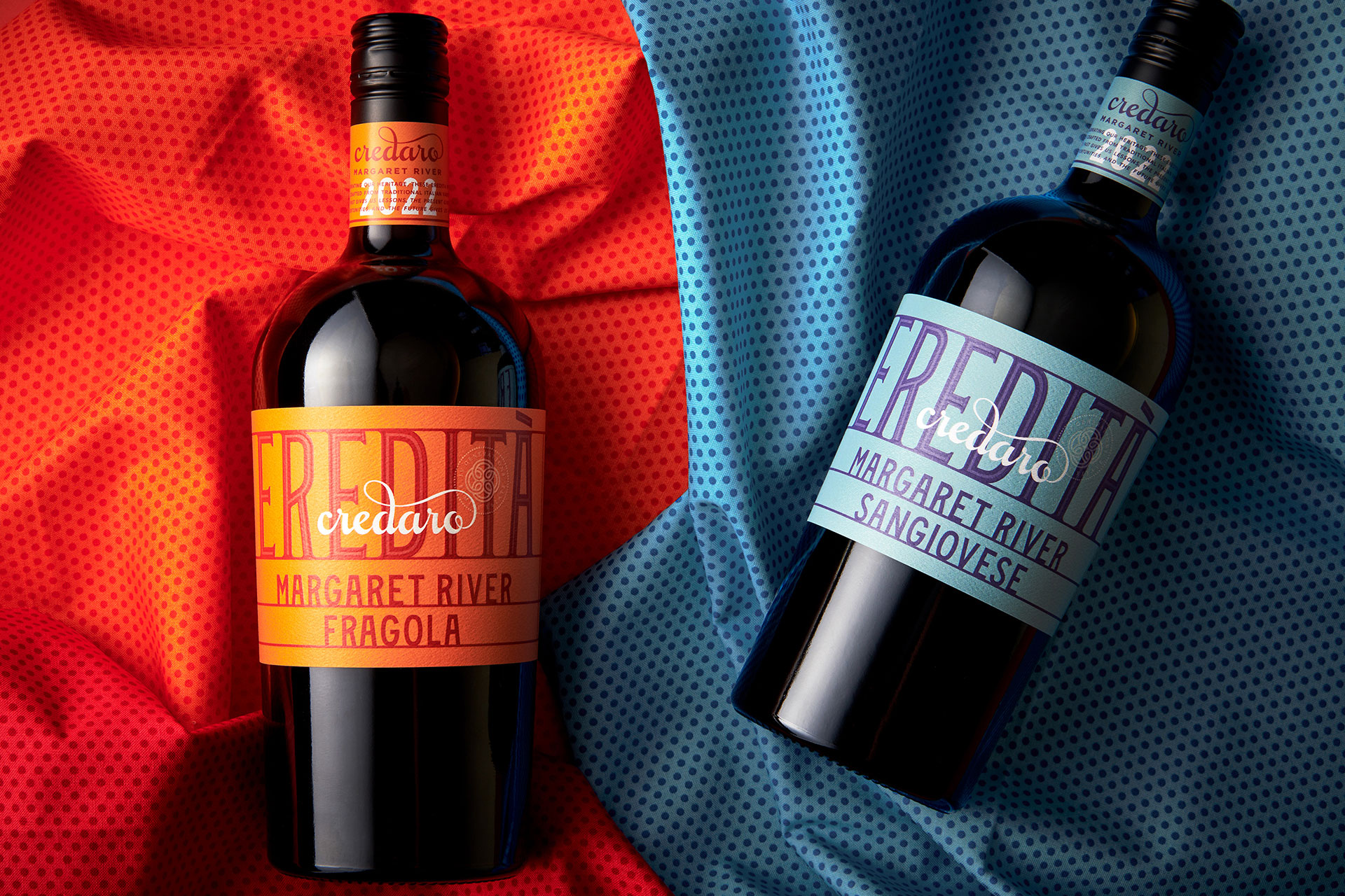 Harcus Design Celebrates Credaro Family’s Winemaking Legacy with Elegant Eredità Wines Label Design