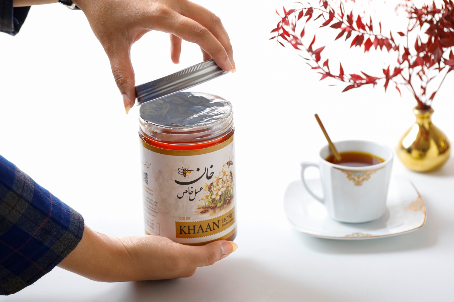 Khaan Honey Labeling Design