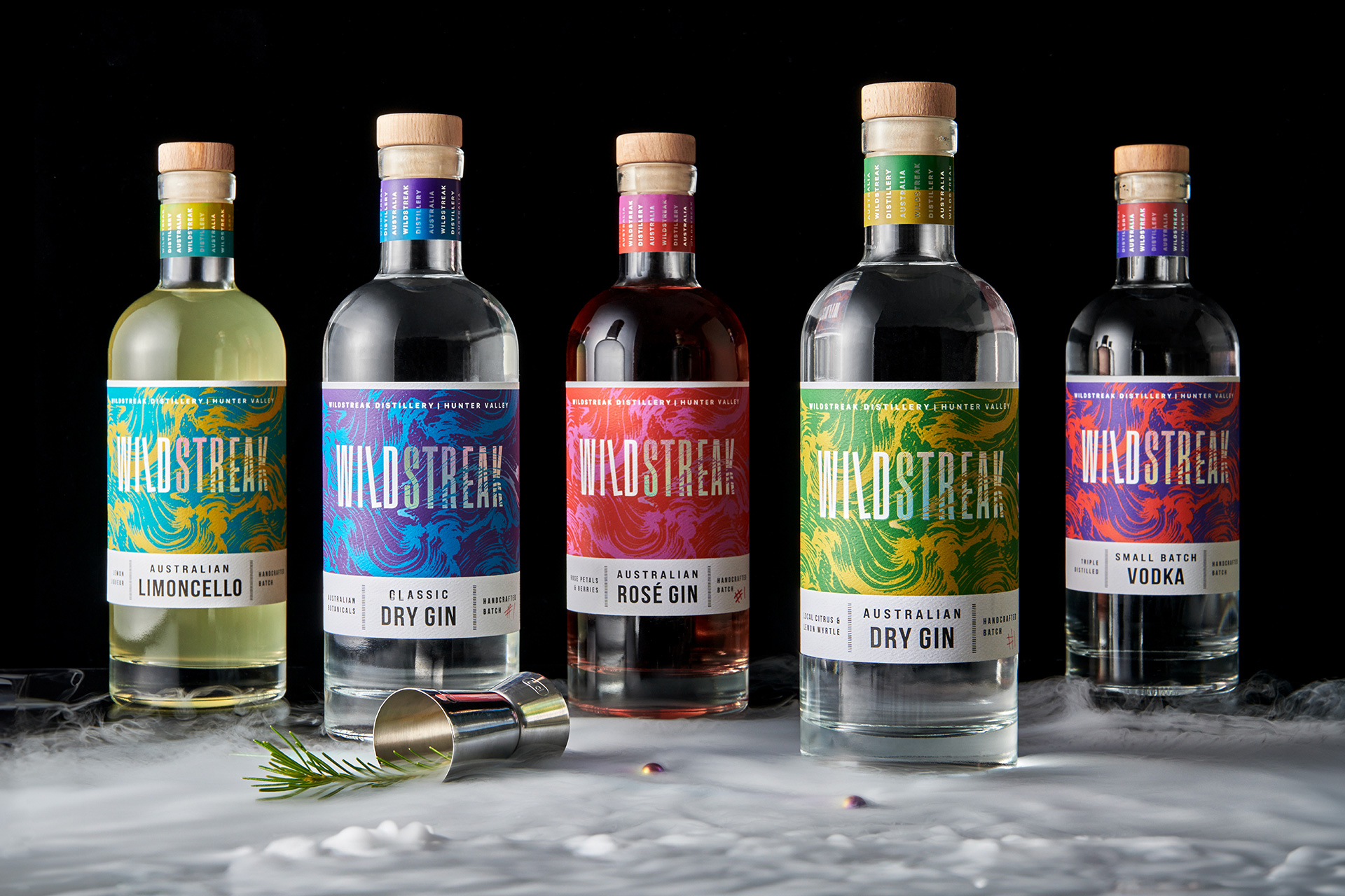 Peter Drayton’s Wildstreak Spirits: Celebrating Craftsmanship with Dynamic Label Design