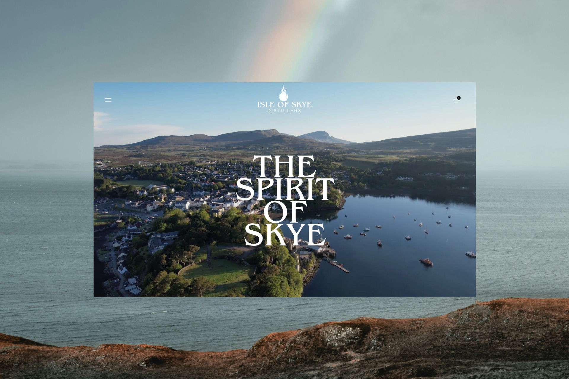 Isle of Skye Distillers Web Design by De:strukt Studio