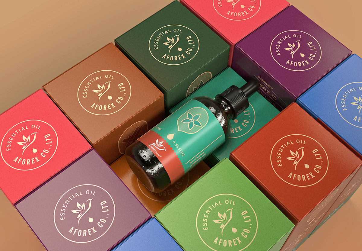 Aforex’s Multi-Color Packaging for Spices and Essential Oils