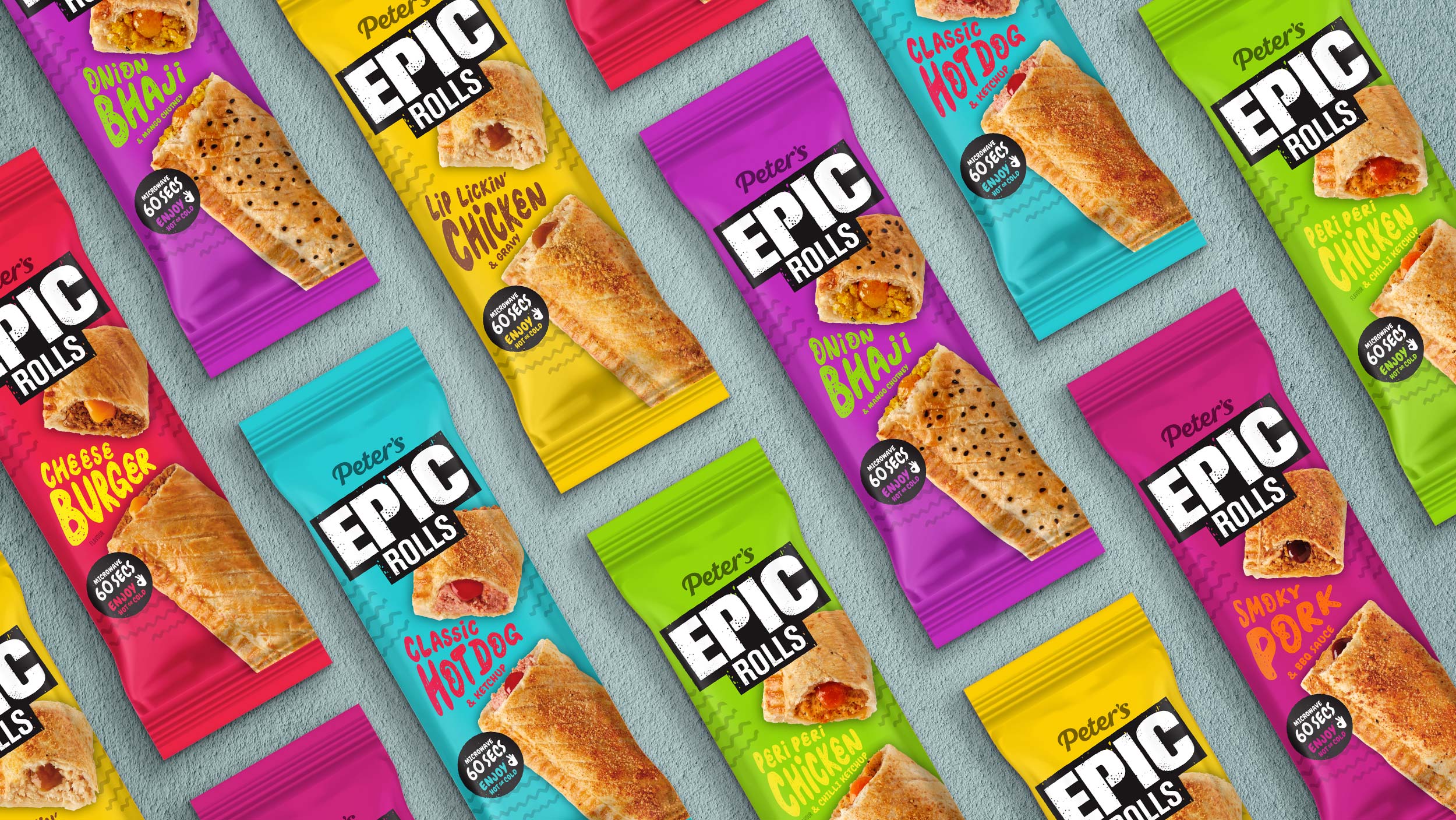 Epic Rolls’ Playful Brand Identity Engages Young Consumers by Tidy Studio