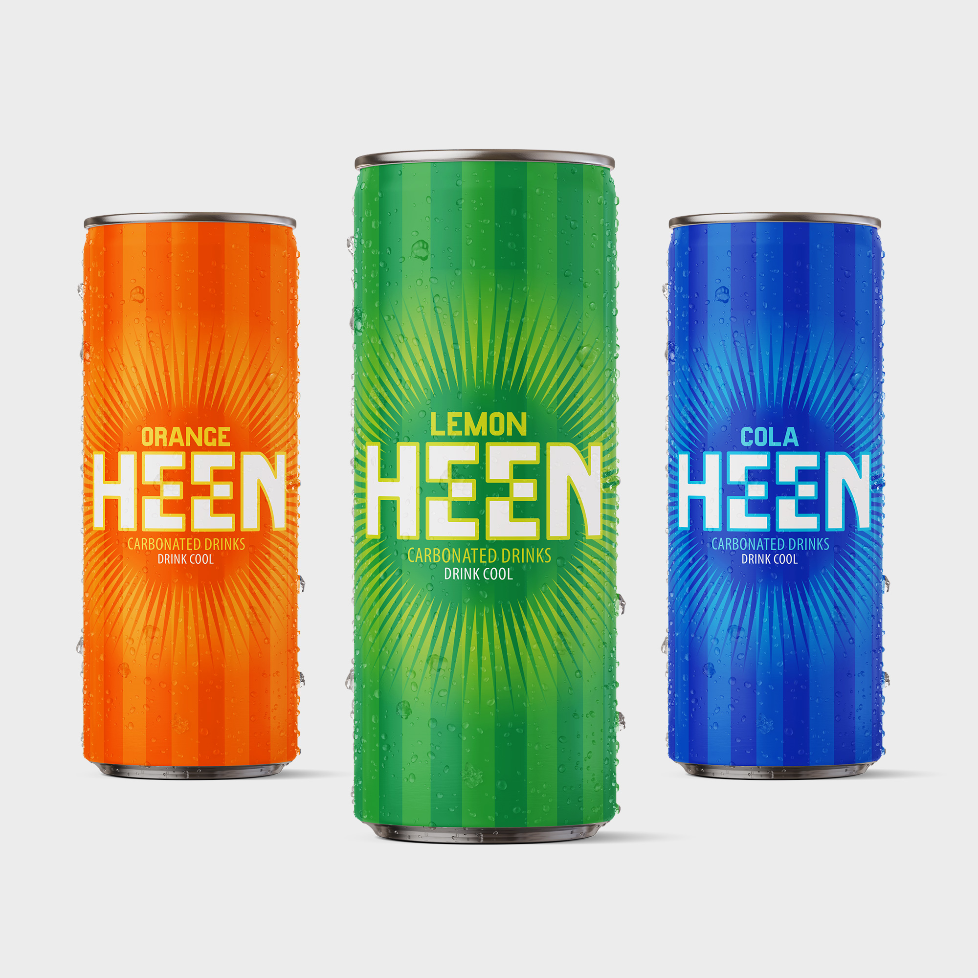 Heen Soft Drinks Packaging Design