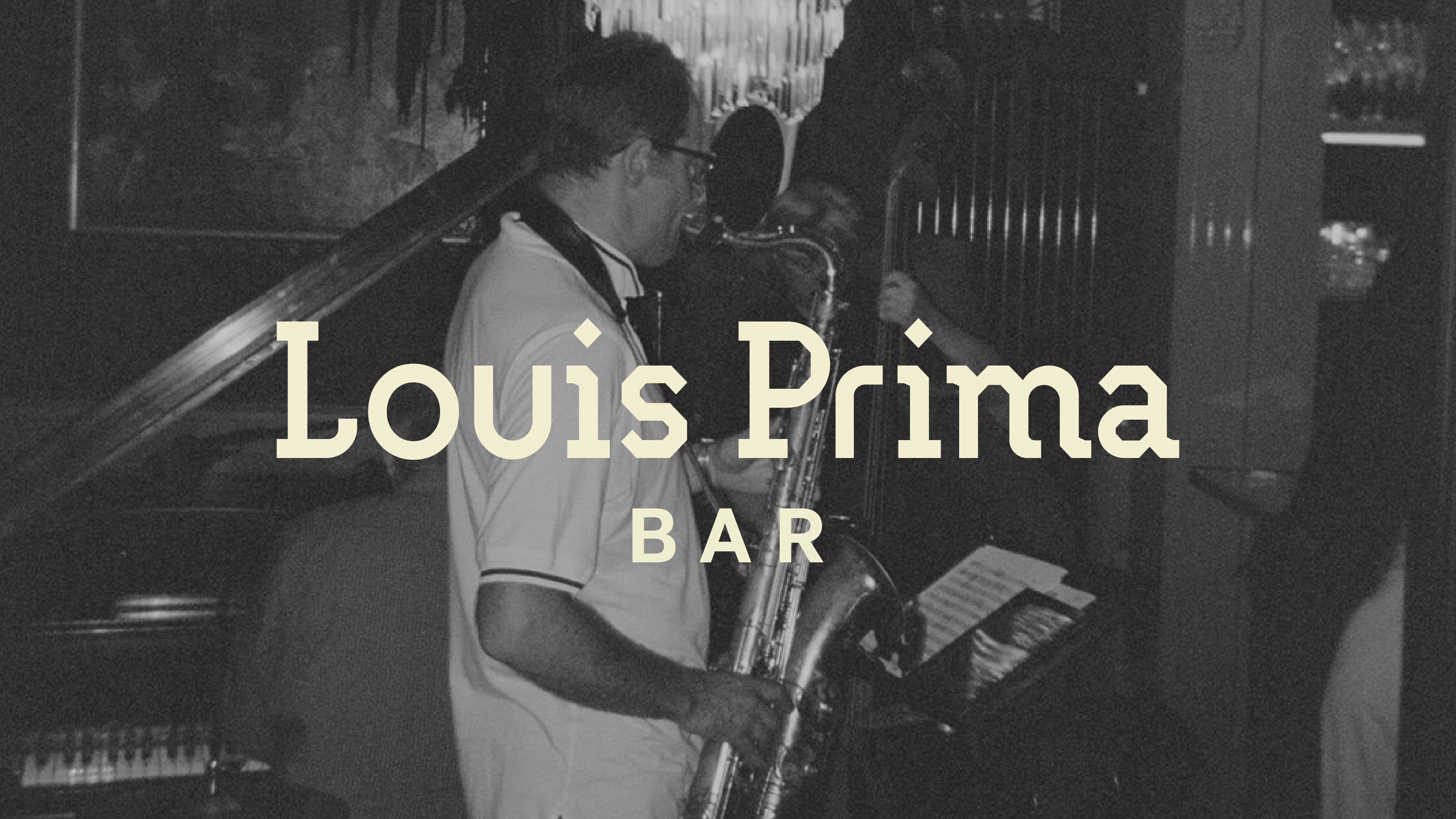 Architectural Identity for Louis Prima Bar by Moloko. Branding Sidekicks