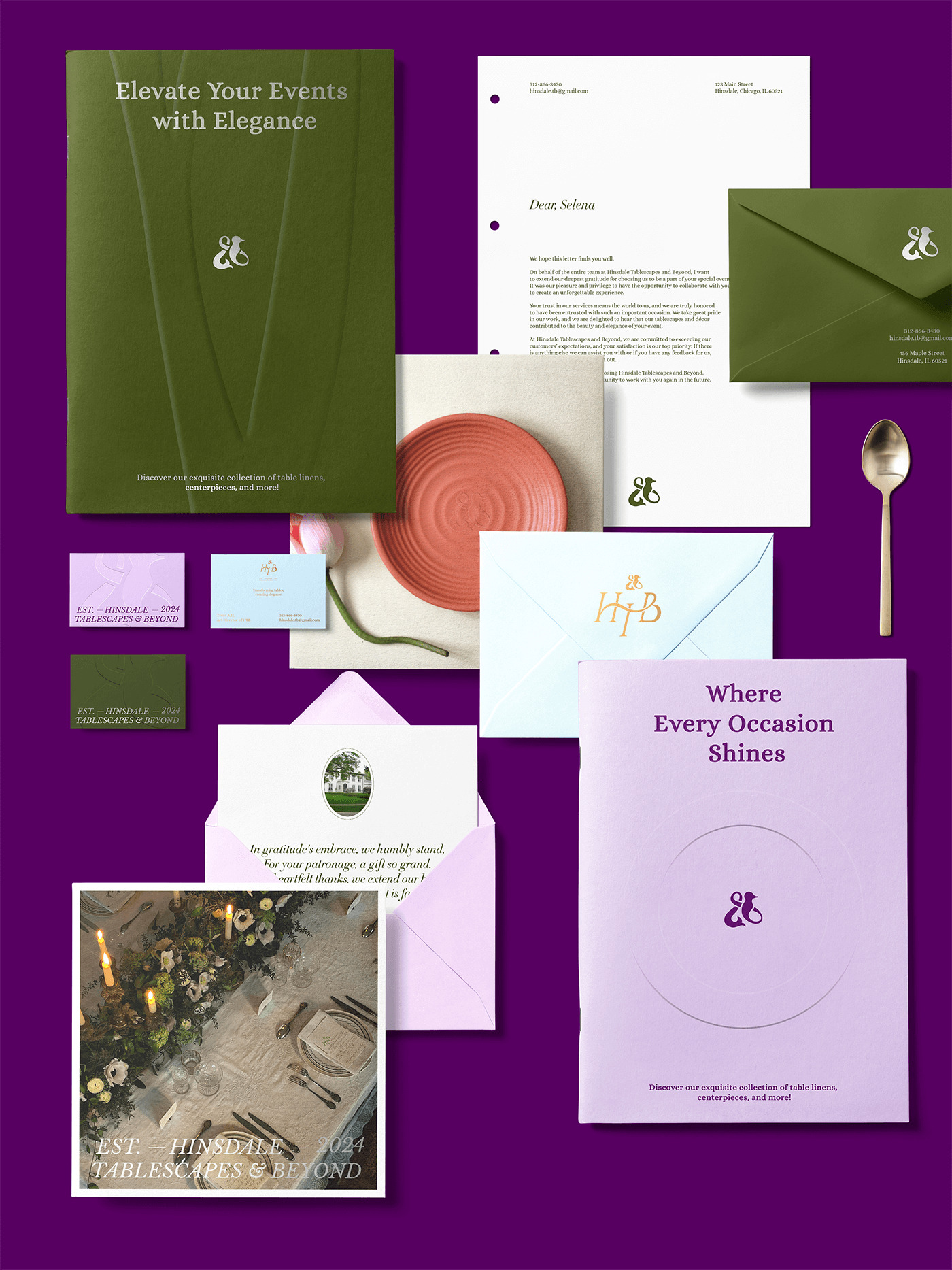 Brand Design for Hinsdale Tablescapes & Beyond